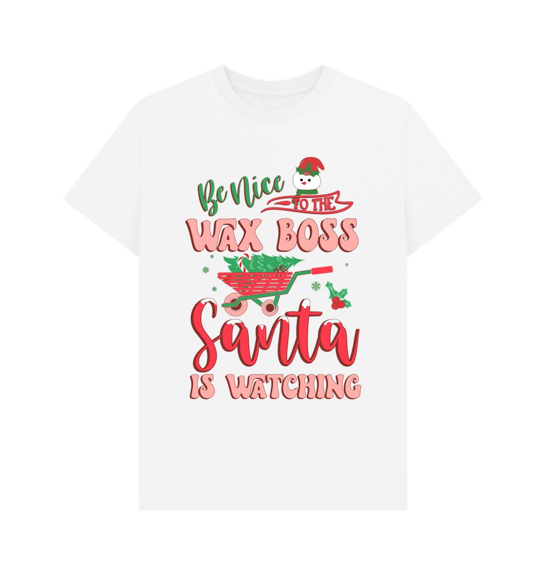 White Printed T-shirt Front