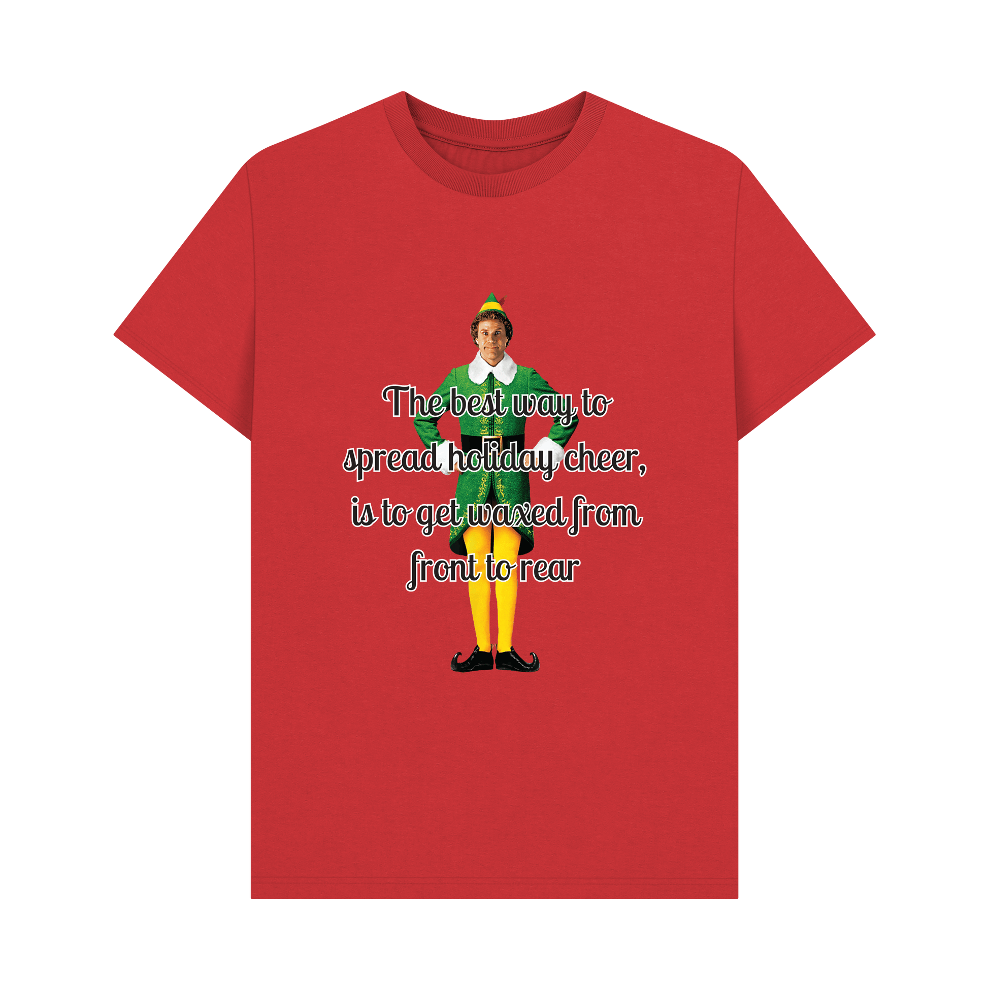 Red Printed T-shirt Front