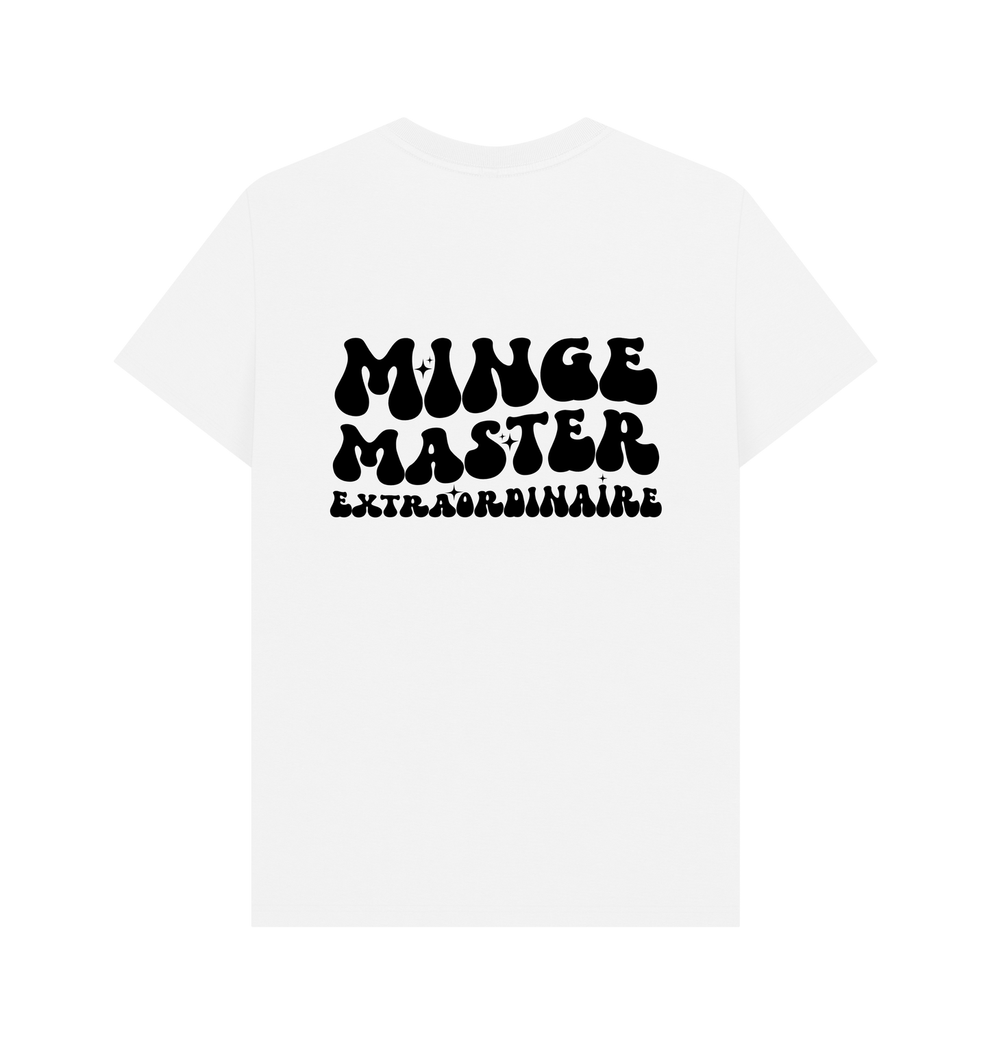 White Printed T-shirt Back