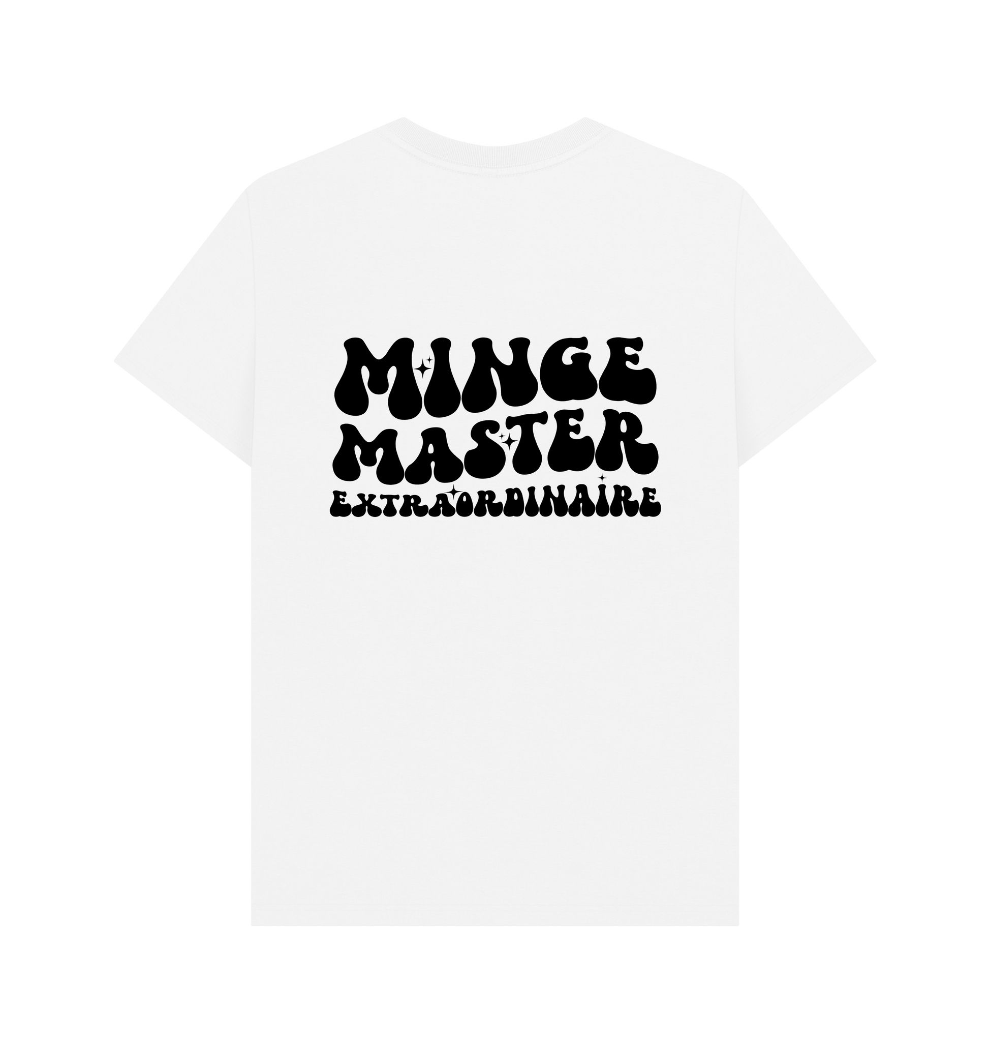 White Printed T-shirt Back