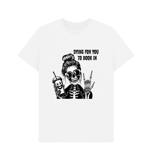 White Printed T-shirt Front