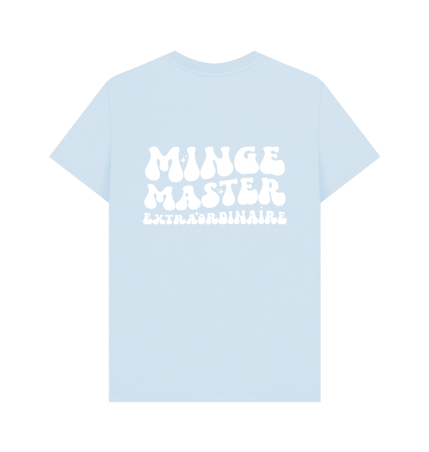 Sky Blue Printed T-shirt Back