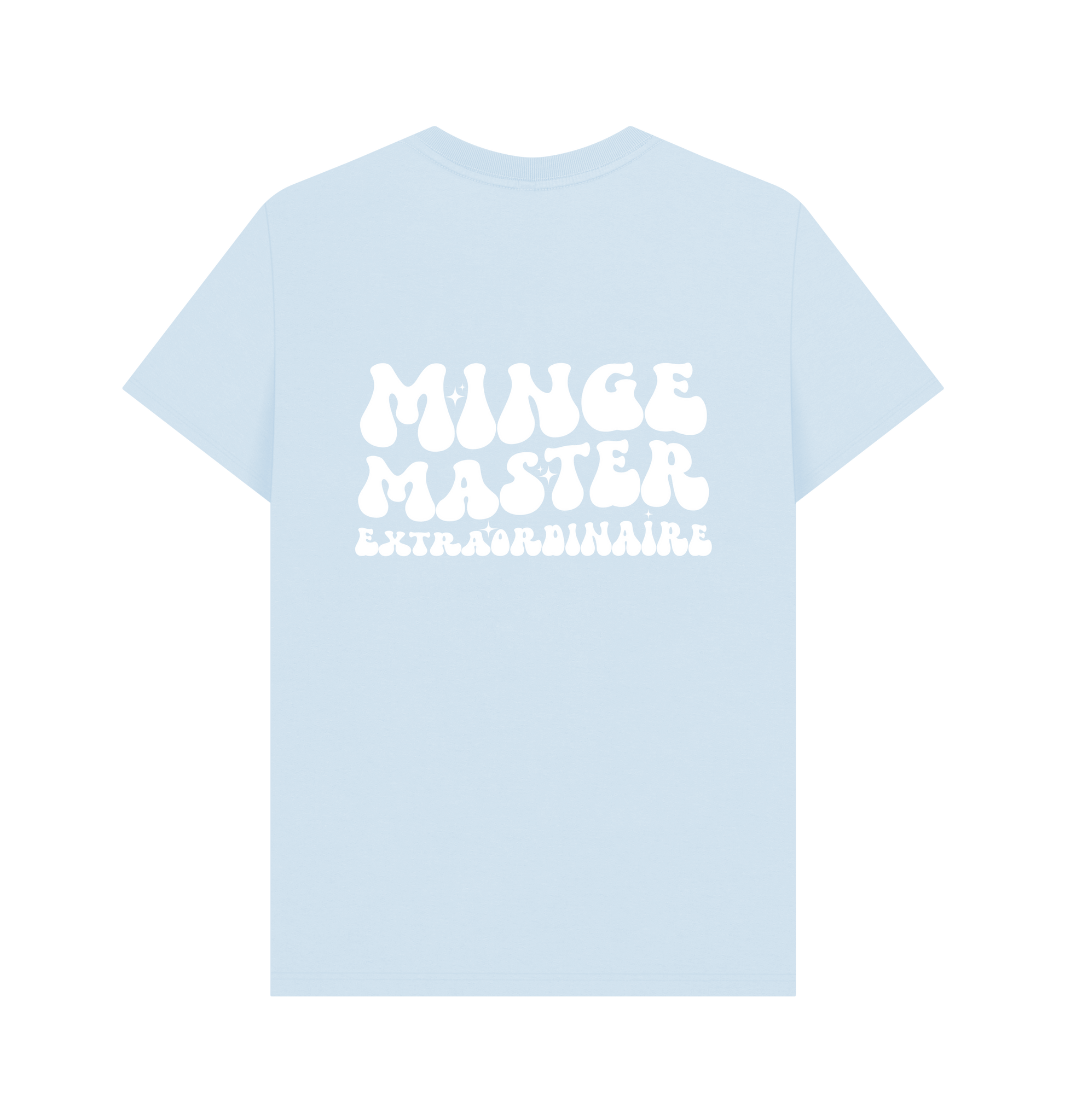 Sky Blue Printed T-shirt Back