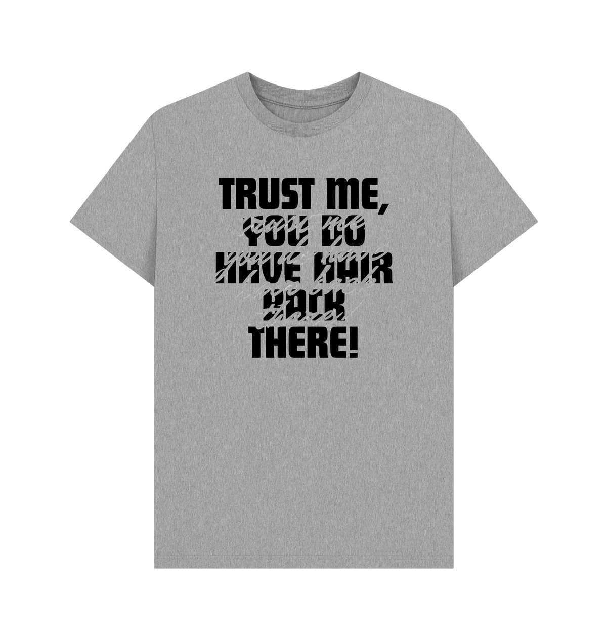 Athletic Grey Printed T-shirt Front