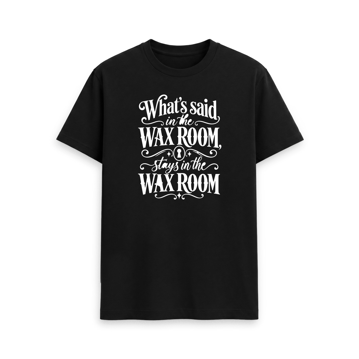 Black Printed T-shirt Front