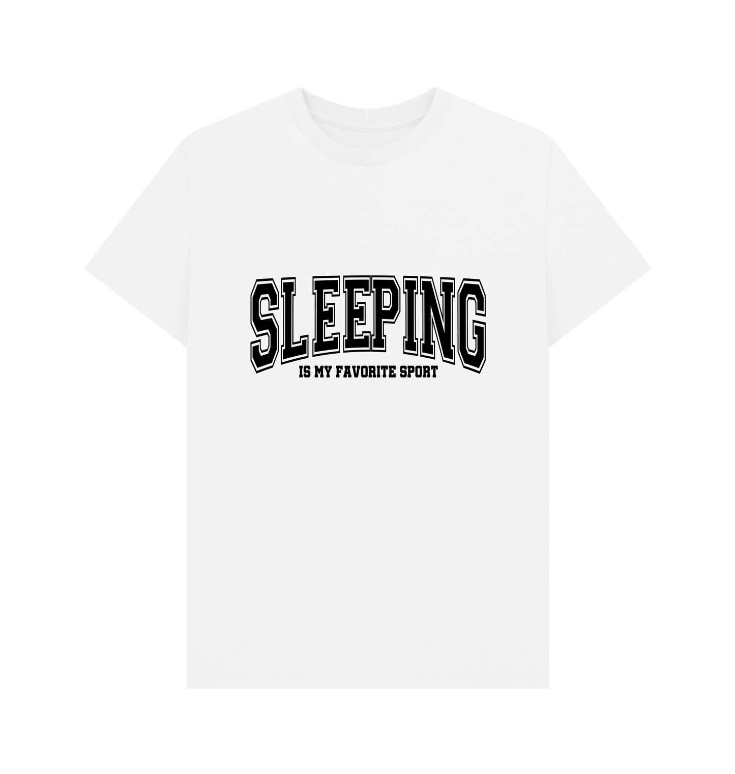 White Printed T-shirt Front