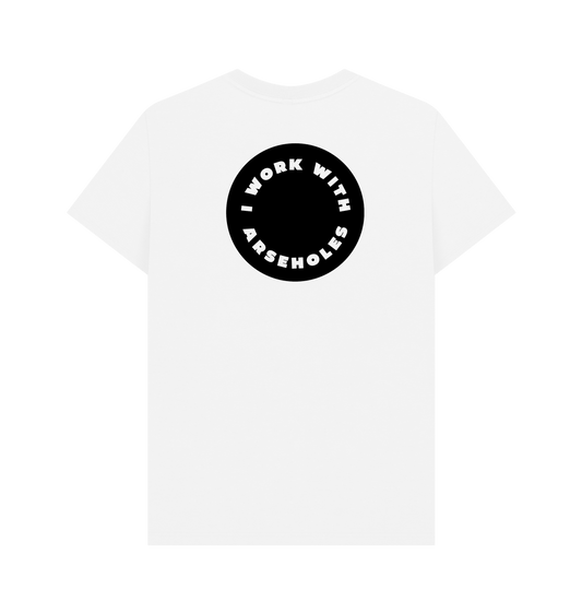 White Printed T-shirt Back
