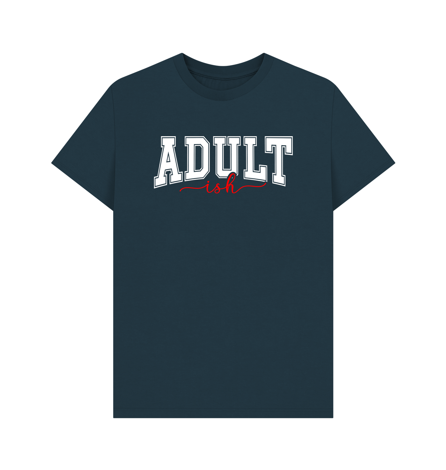 Denim Blue Printed T-shirt Front