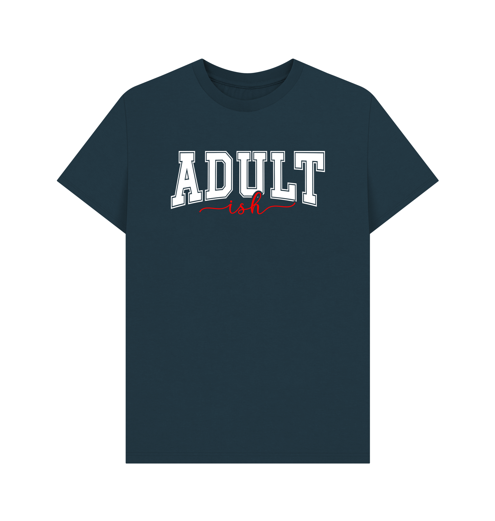 Denim Blue Printed T-shirt Front