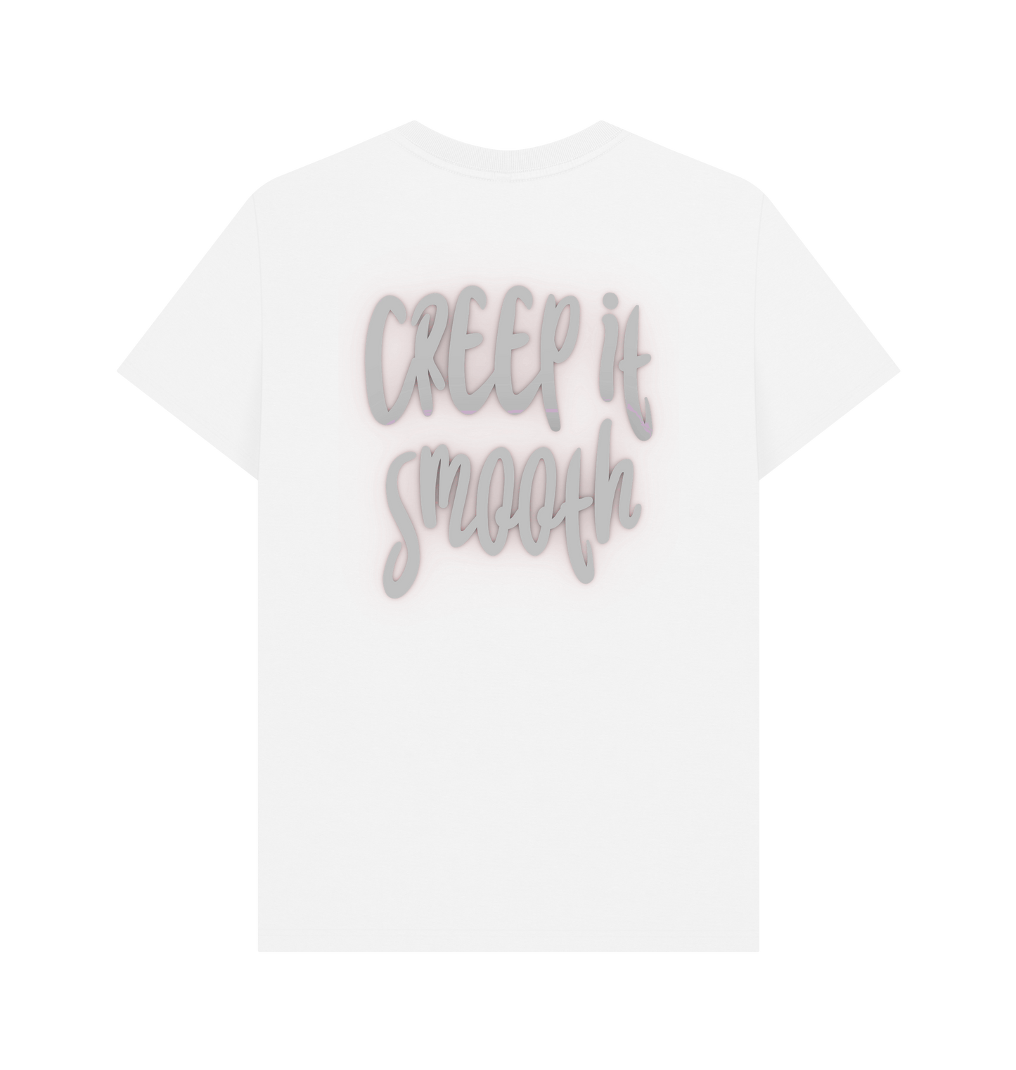 White Printed T-shirt Back