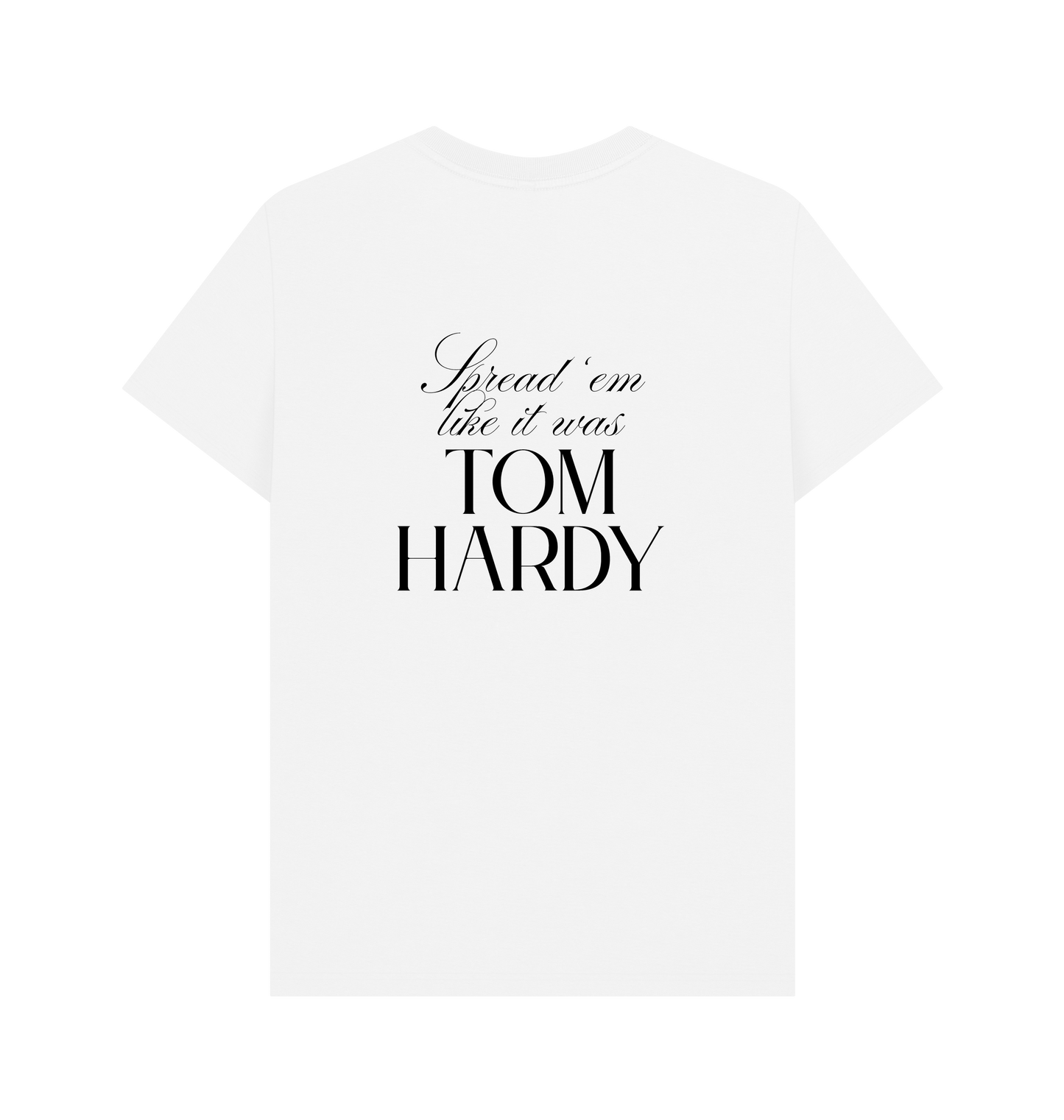 White Printed T-shirt Back