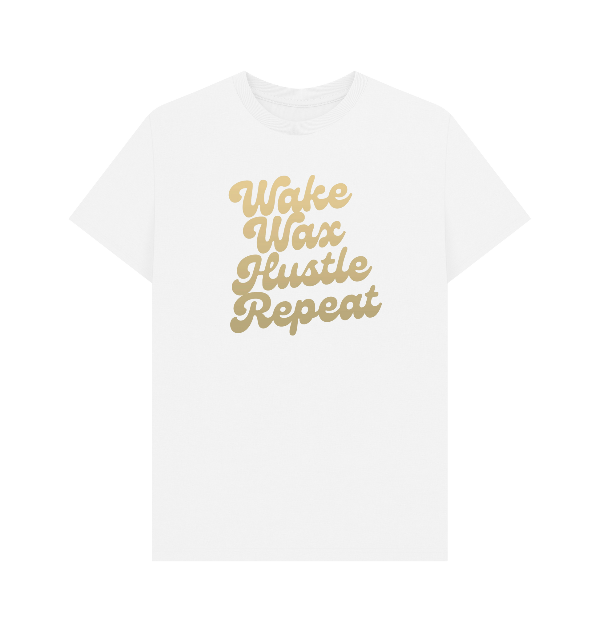 White Printed T-shirt Front