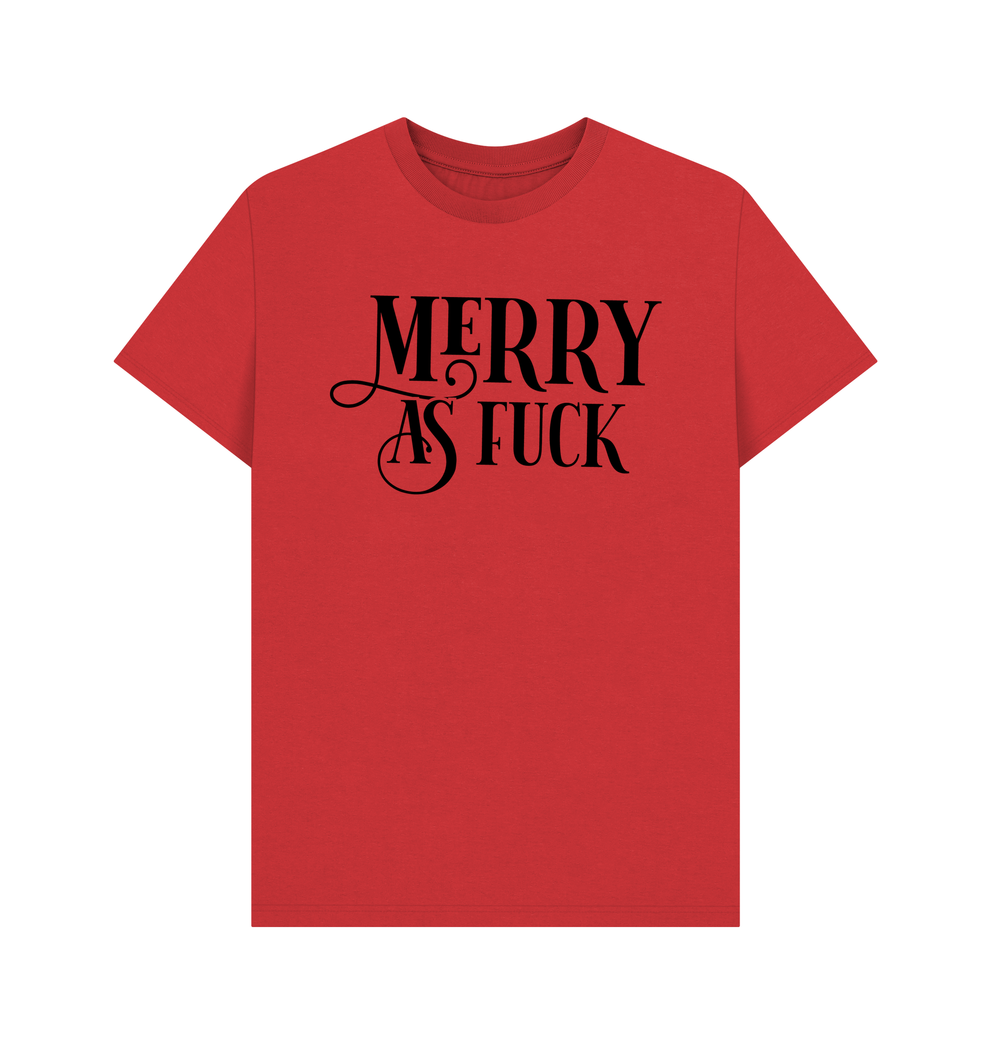 Red Printed T-shirt Front