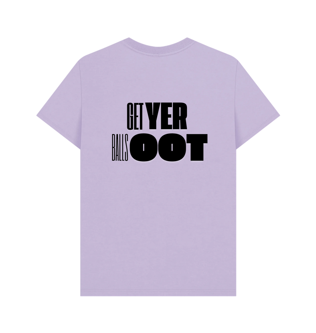 Lilac Printed T-shirt Back
