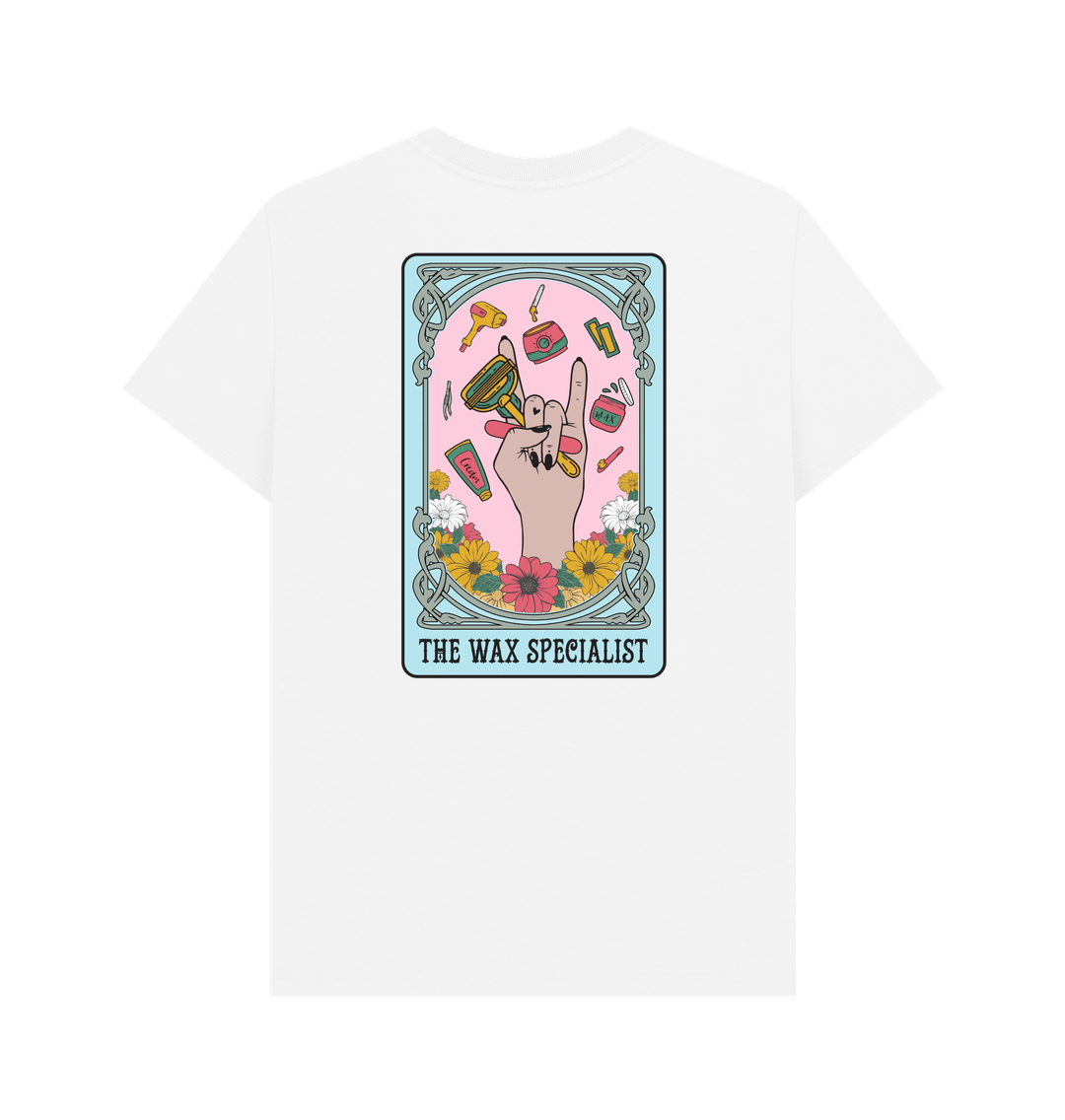 White Printed T-shirt Back