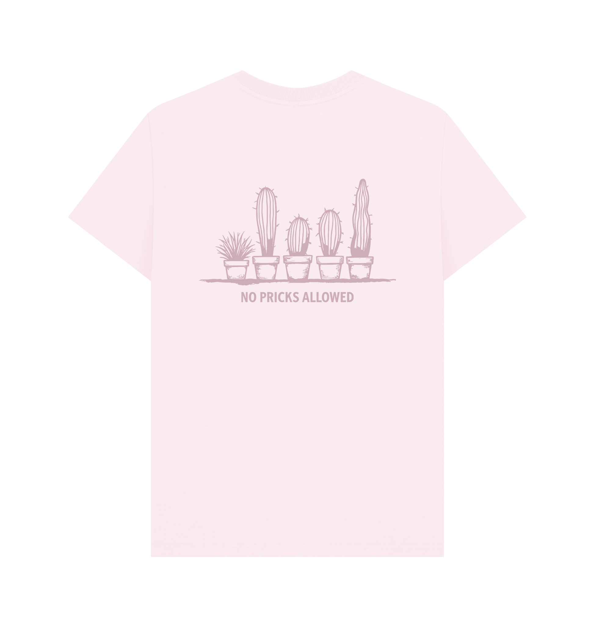 Pink Printed T-shirt Back