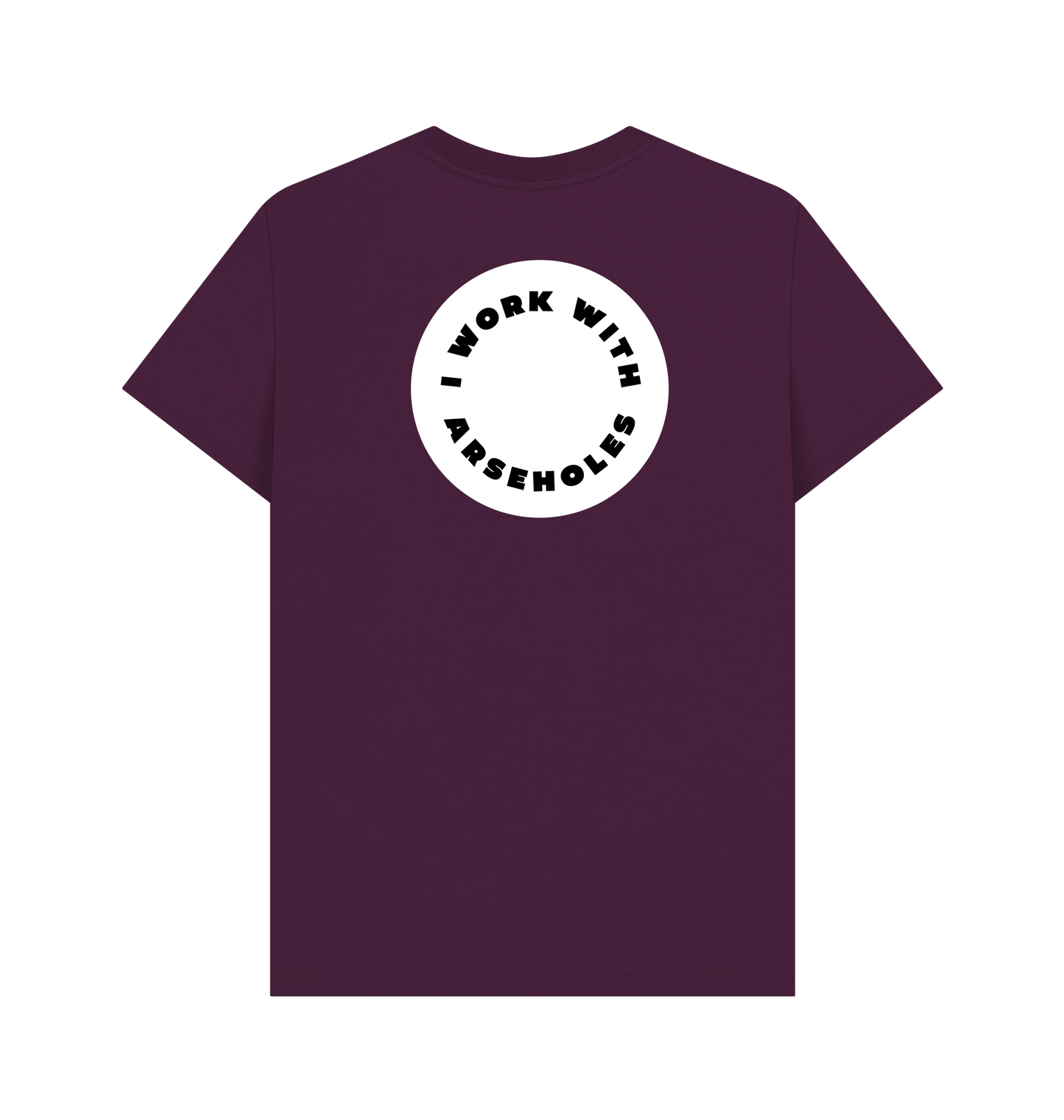 Purple Printed T-shirt Back