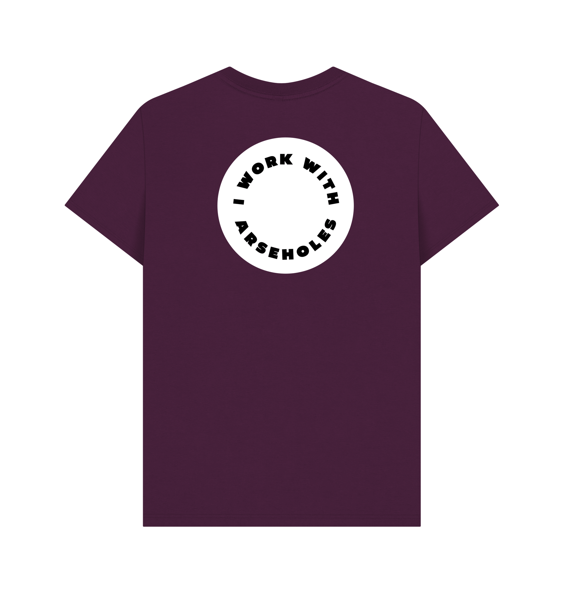 Purple Printed T-shirt Back