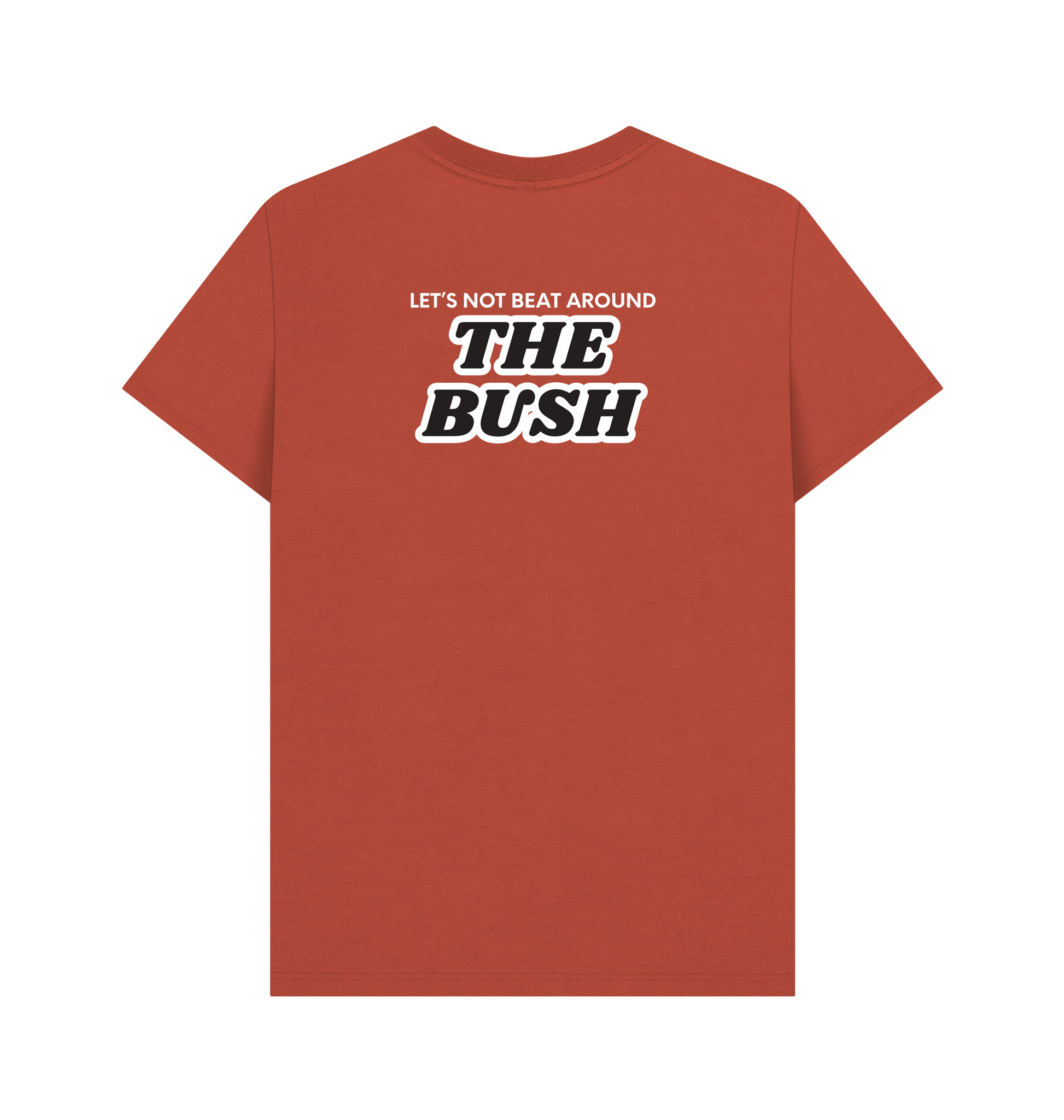 Rust Printed T-shirt Back