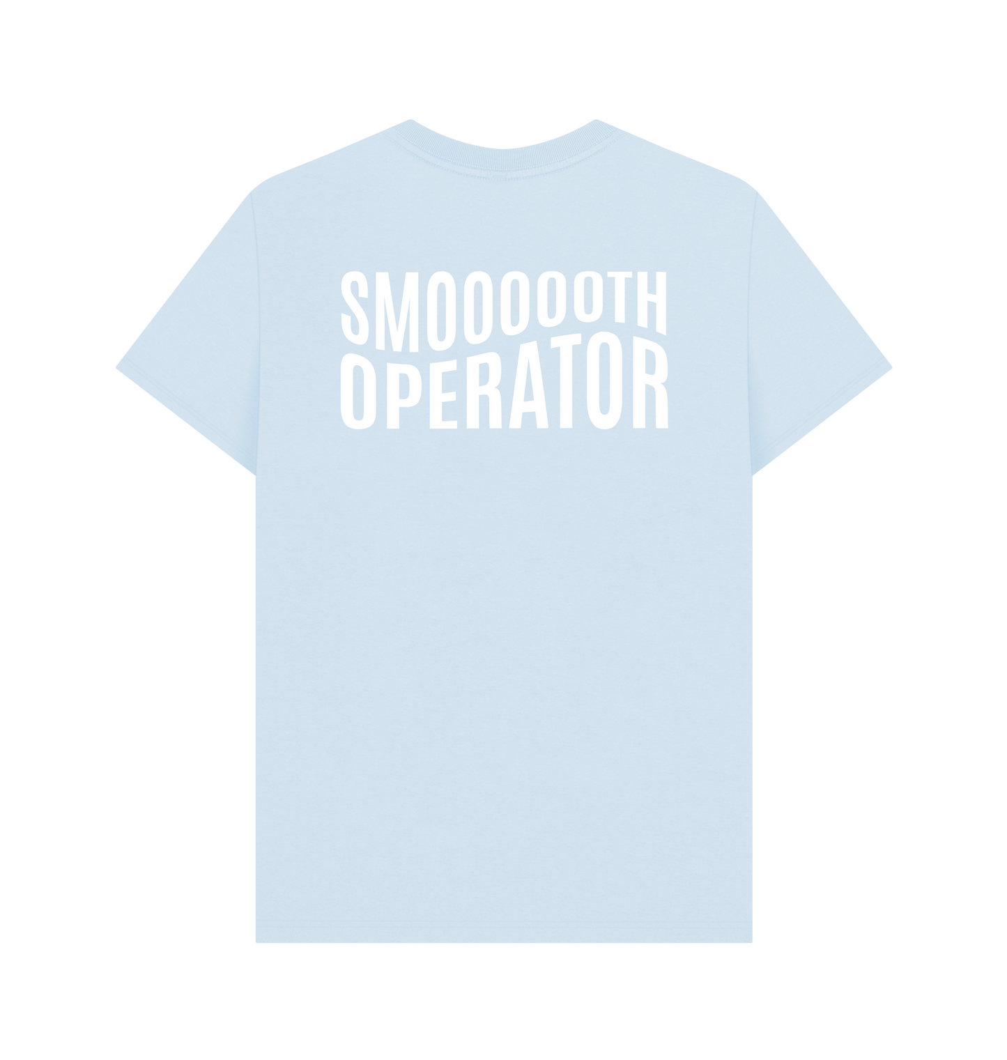 Sky Blue Printed T-shirt Back