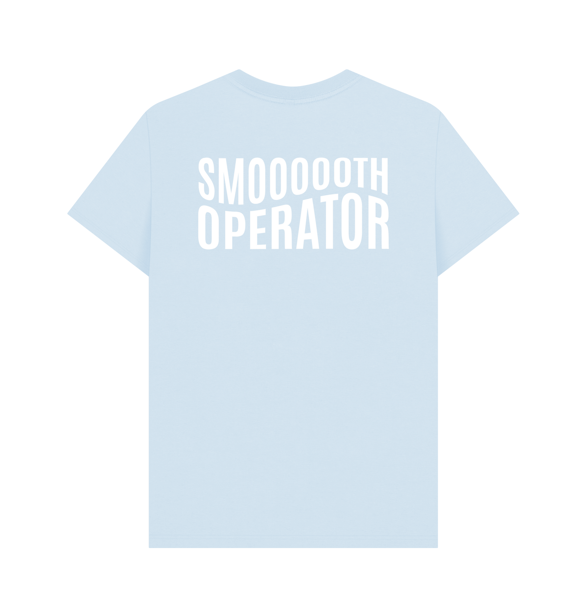 Sky Blue Printed T-shirt Back