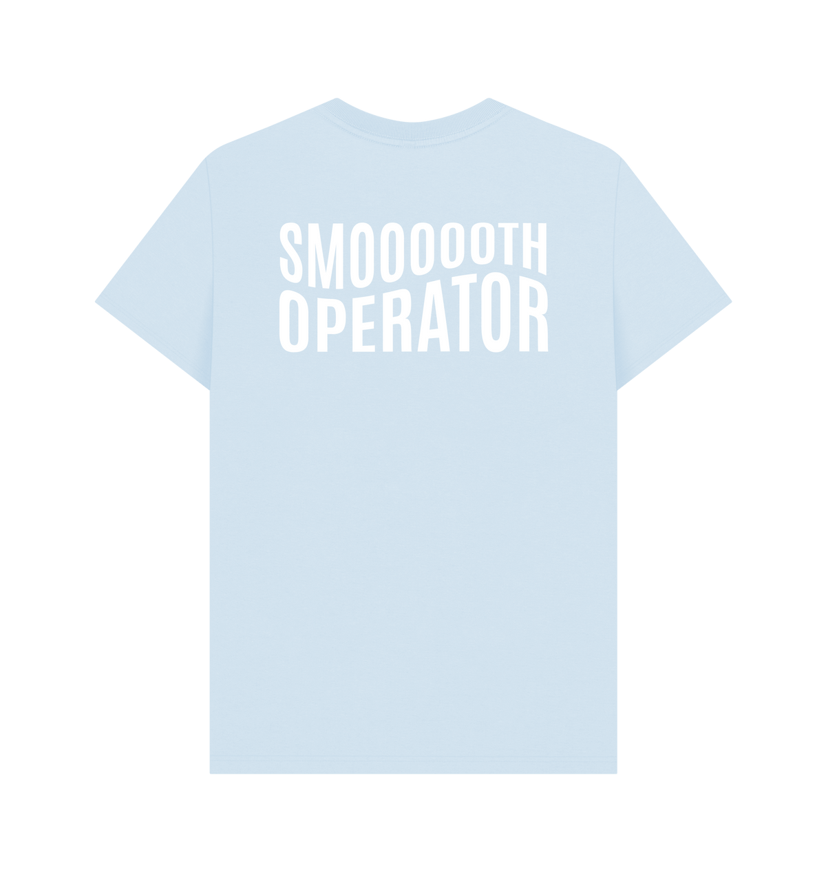 Sky Blue Printed T-shirt Back