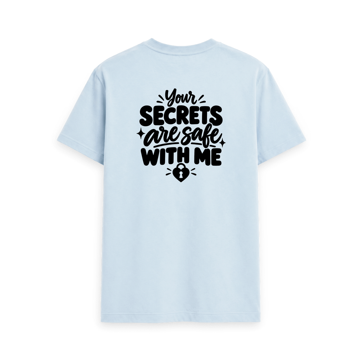 Sky Blue Printed T-shirt Back