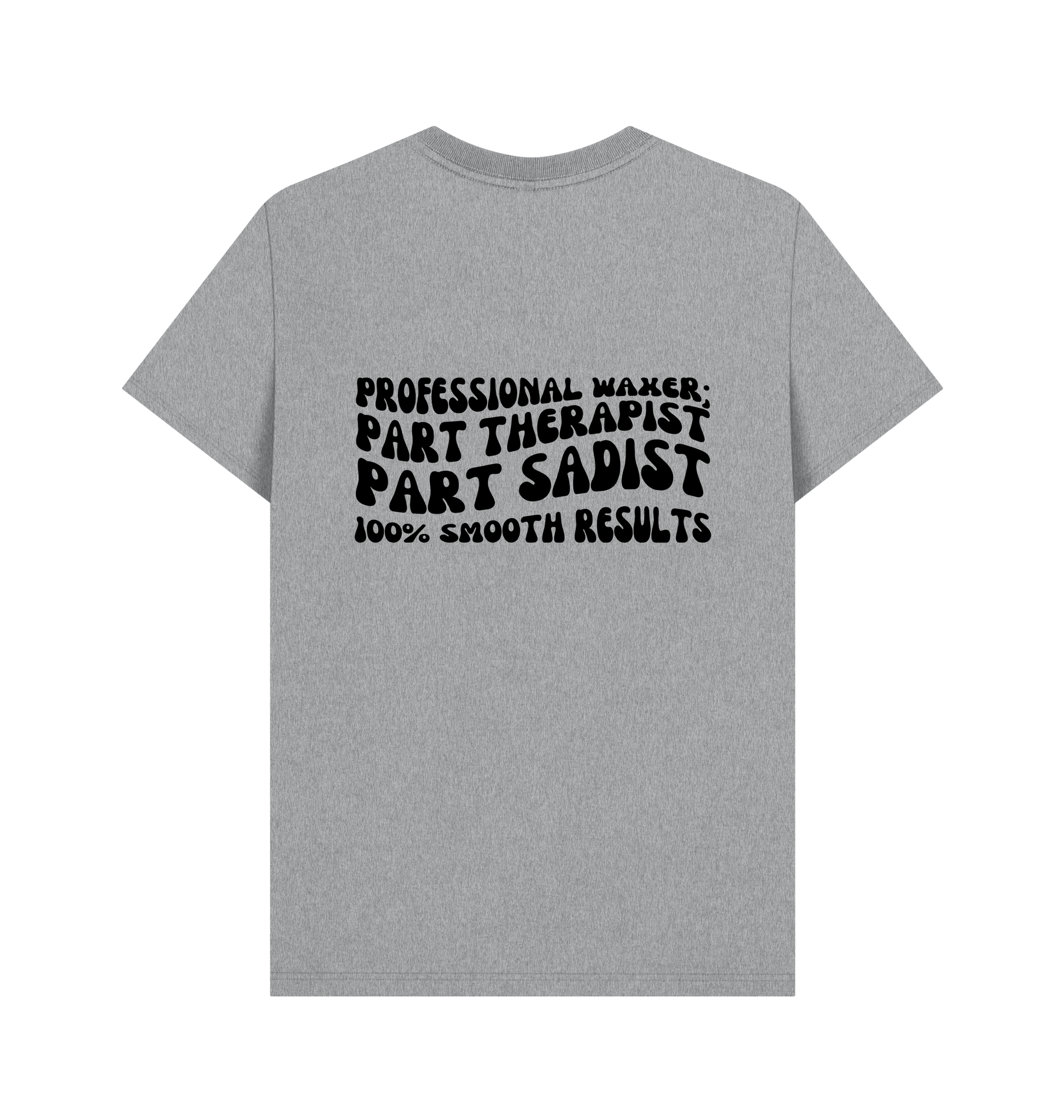 Athletic Grey Printed T-shirt Back