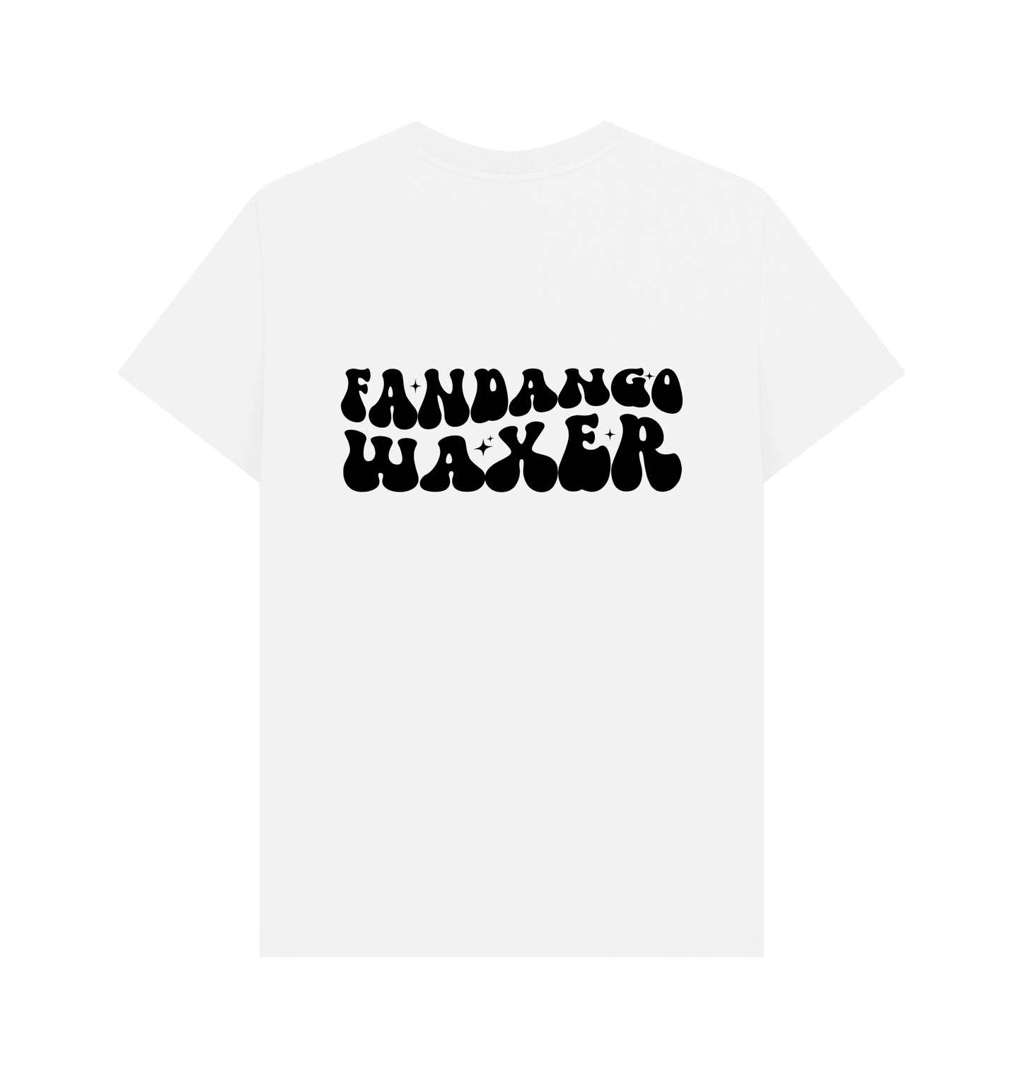 White Printed T-shirt Back