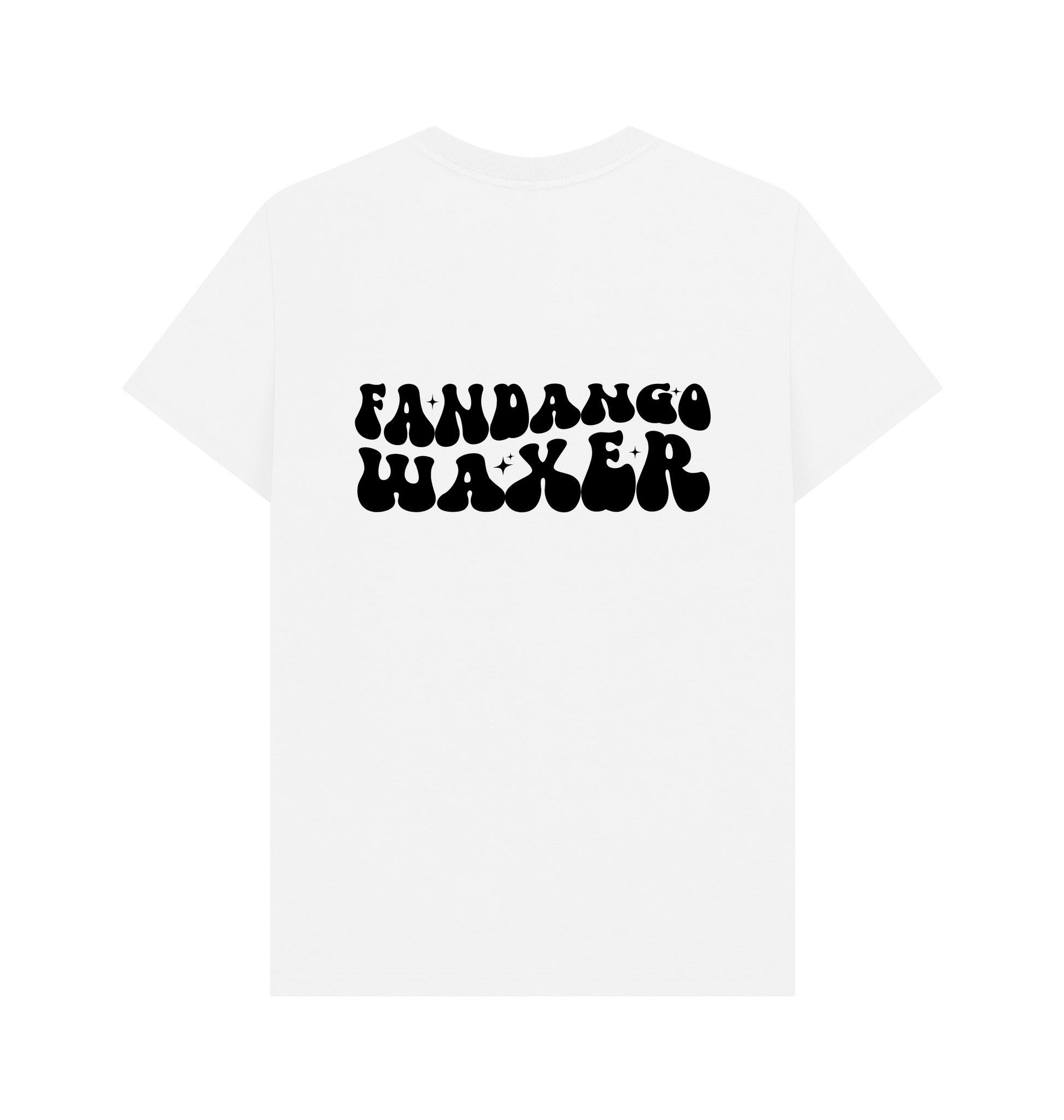 White Printed T-shirt Back