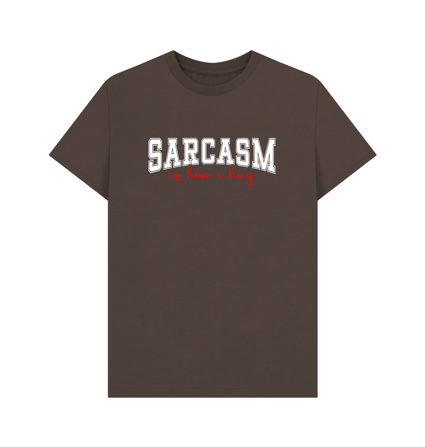 Chocolate Printed T-shirt Front