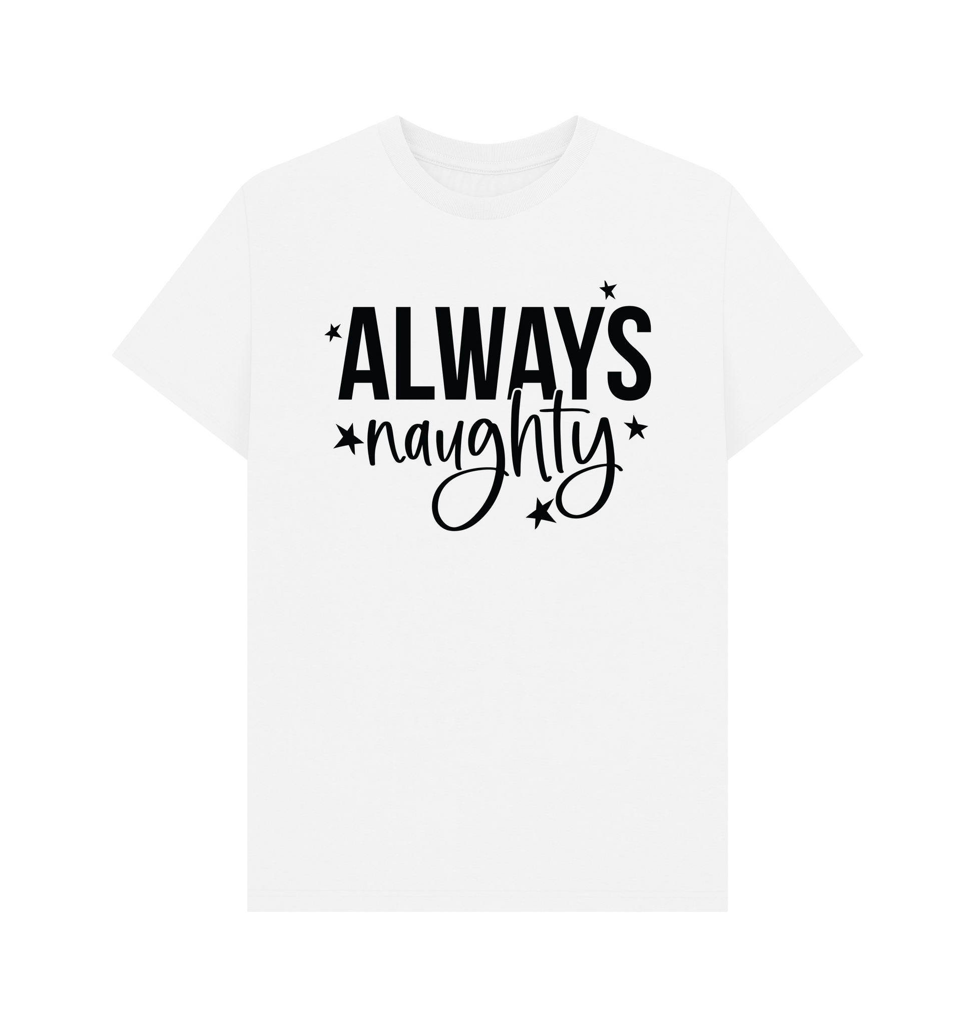 White Printed T-shirt Front