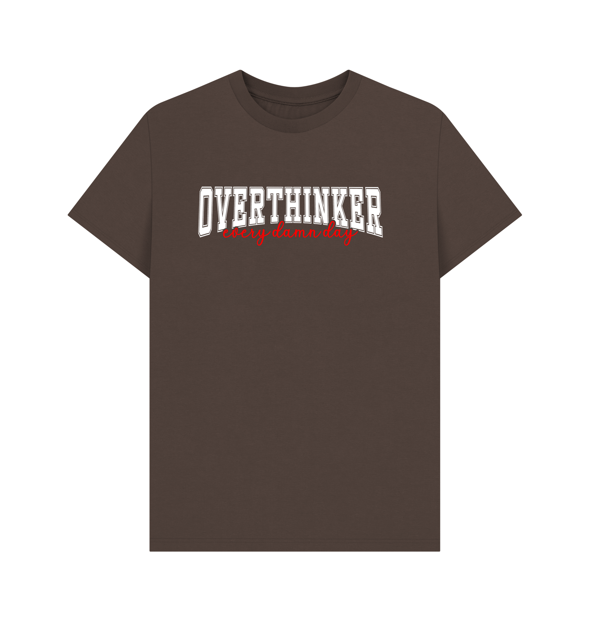 Chocolate Printed T-shirt Front