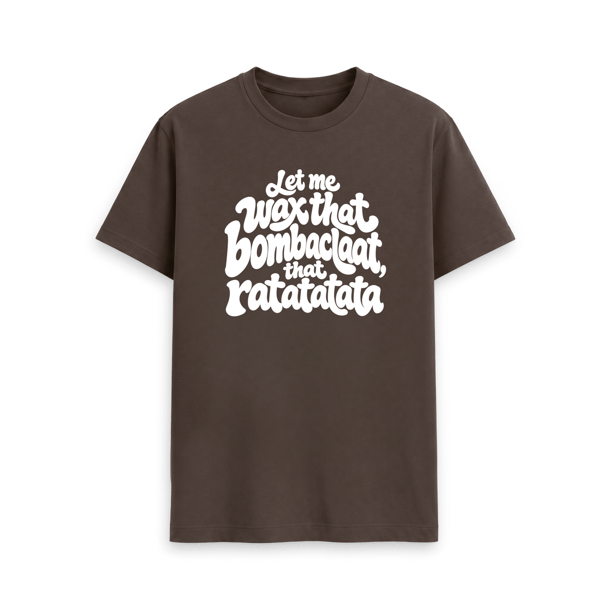 Chocolate Printed T-shirt Front