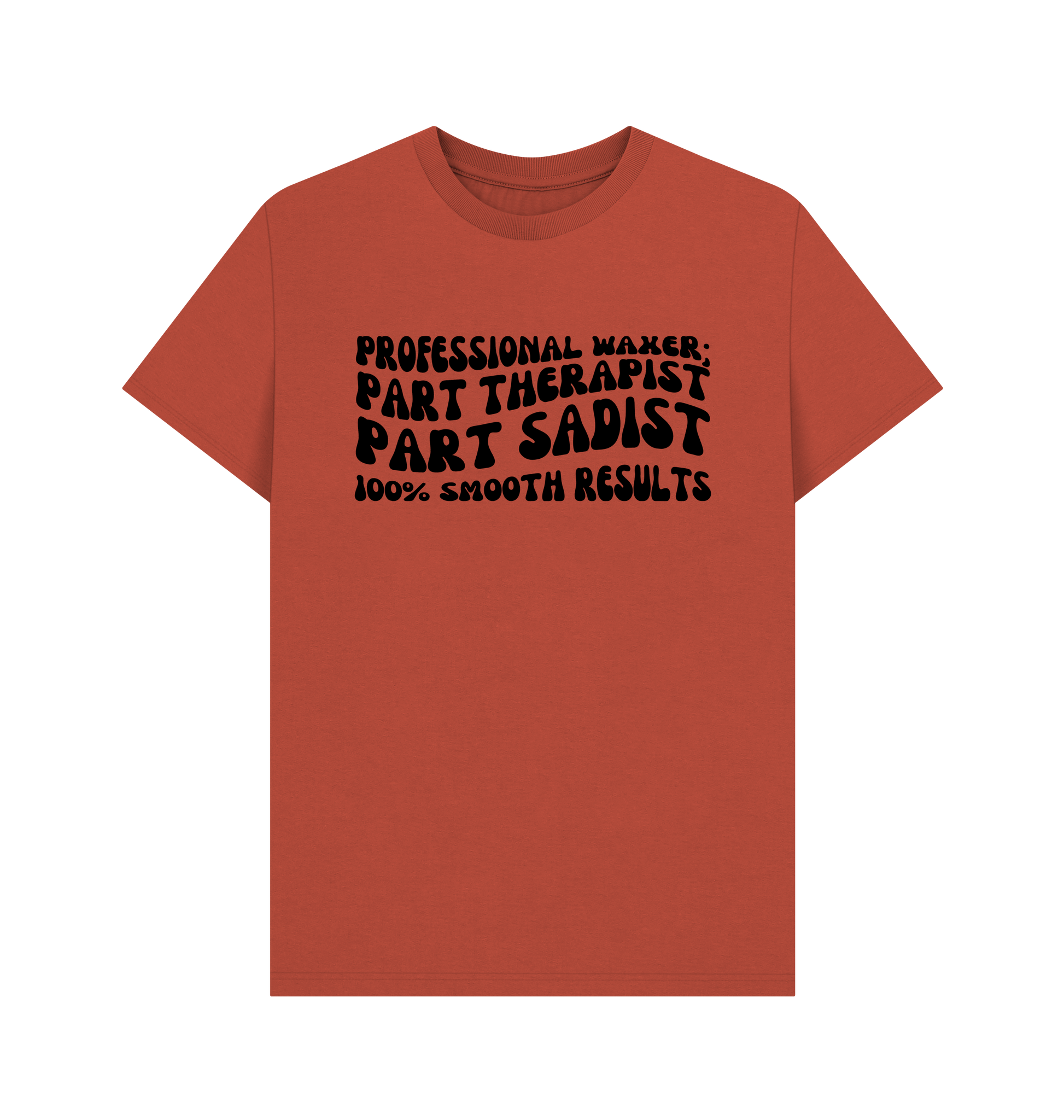 Rust Printed T-shirt Front