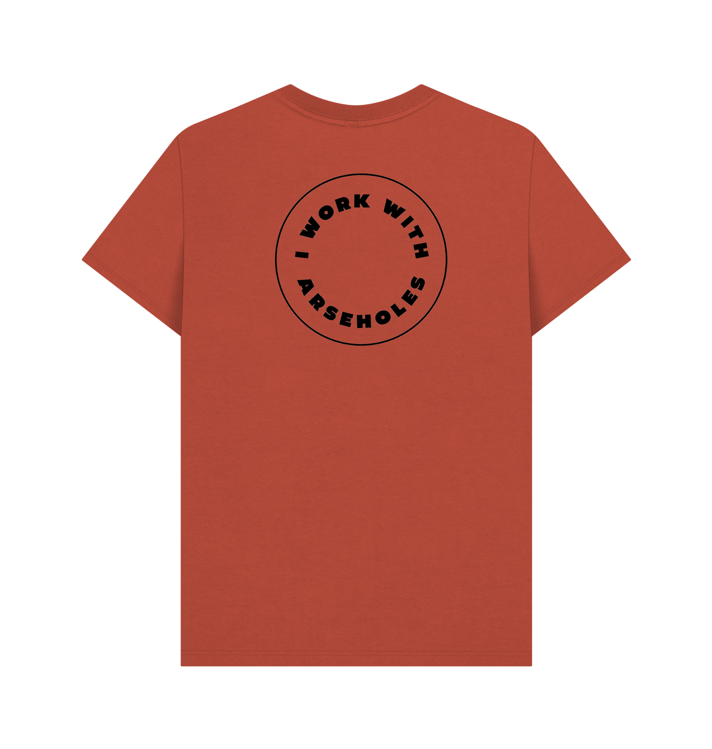 Rust Printed T-shirt Back