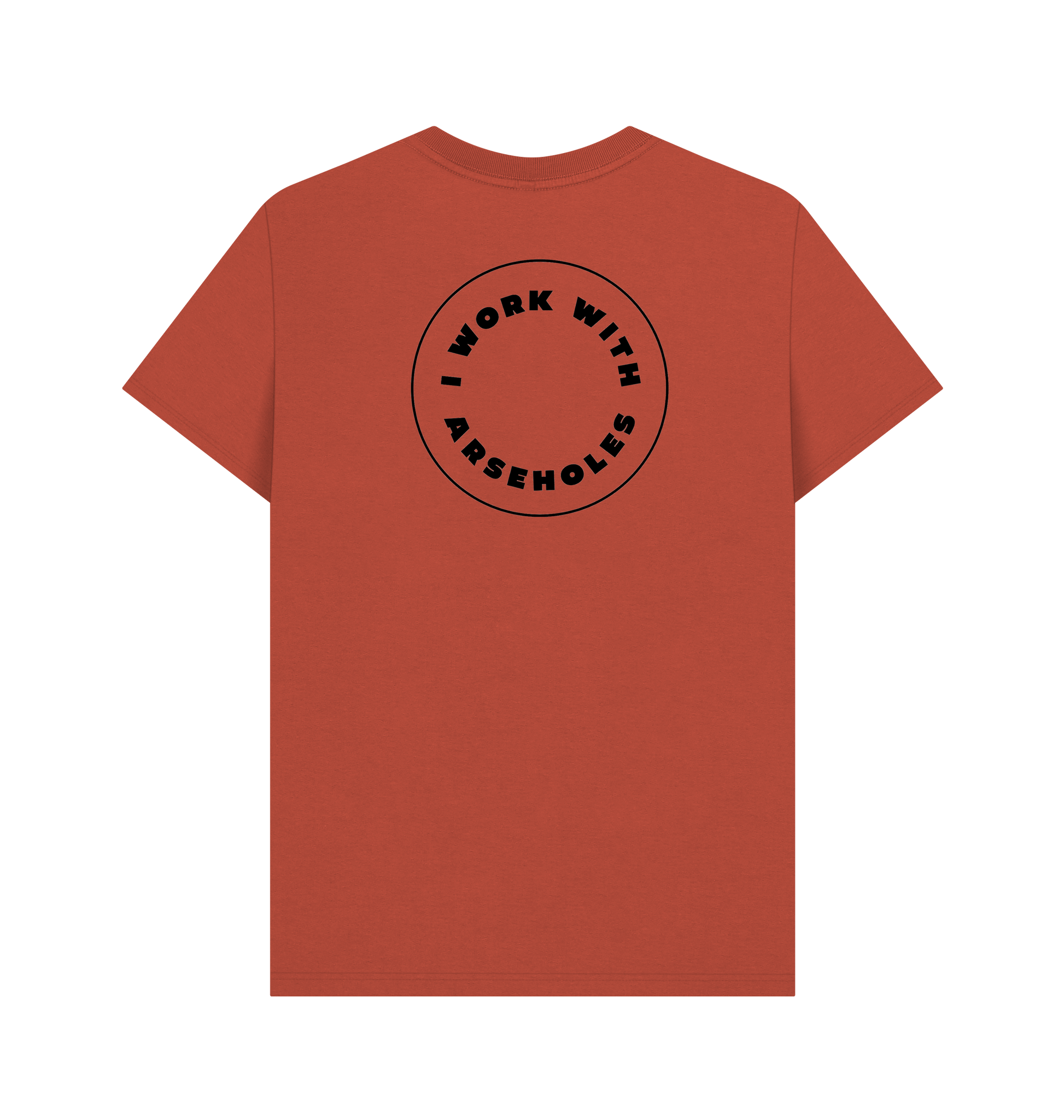 Rust Printed T-shirt Back