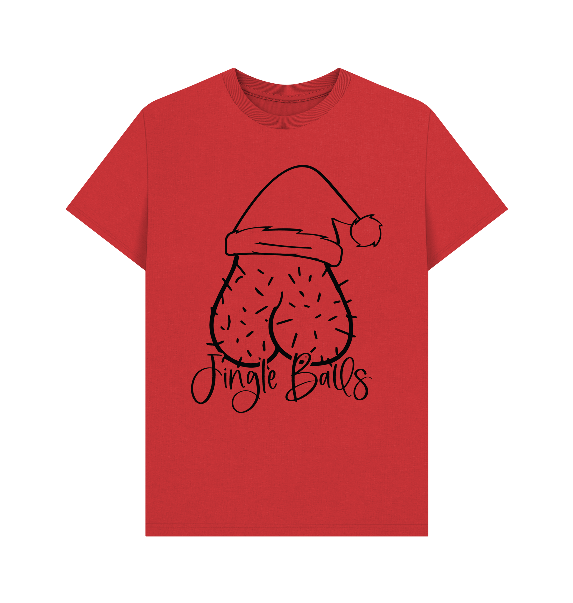 Red Printed T-shirt Front