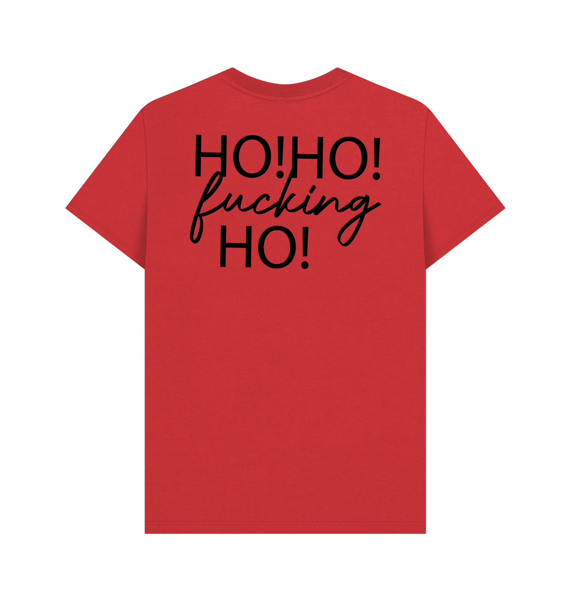 Red Printed T-shirt Back