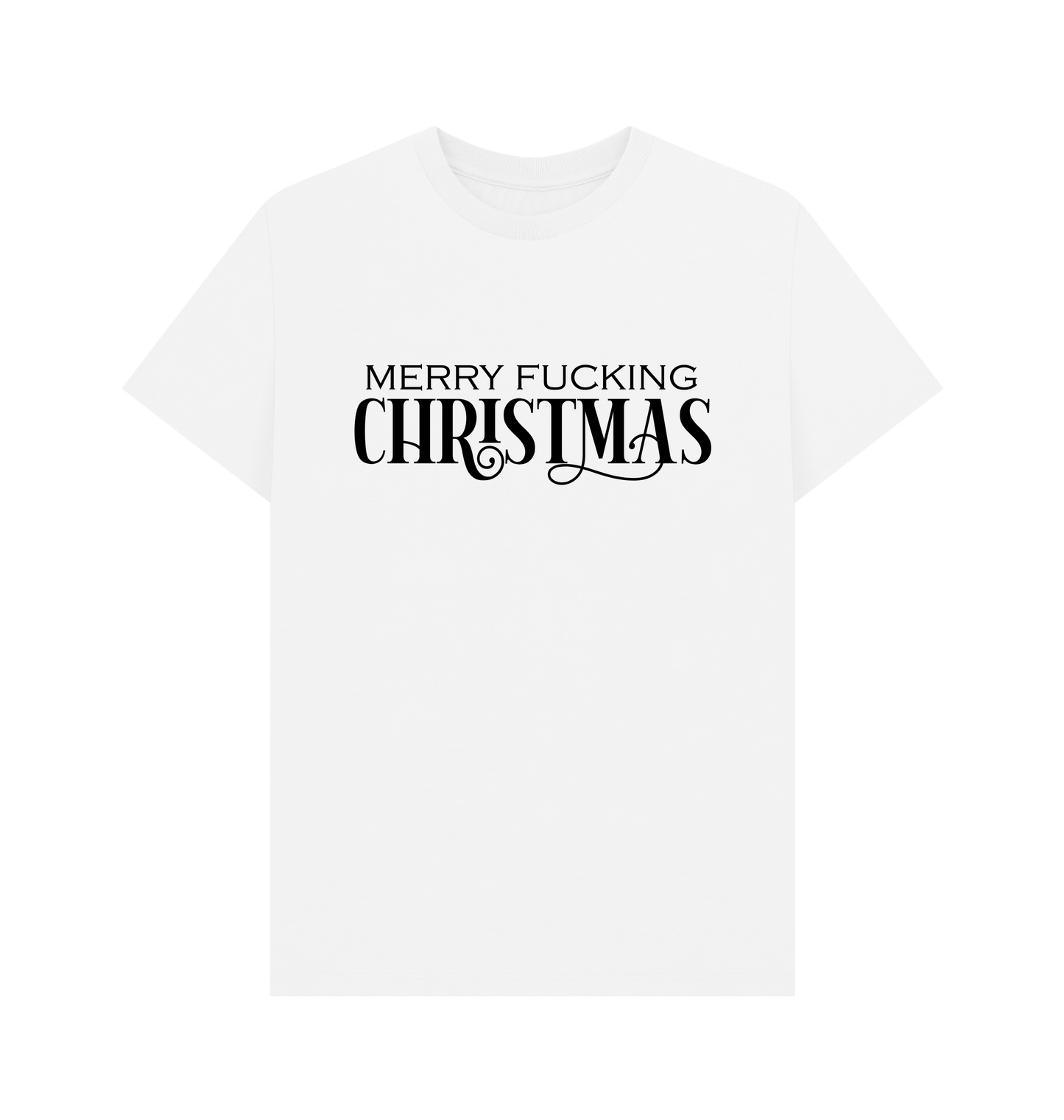 White Printed T-shirt Front