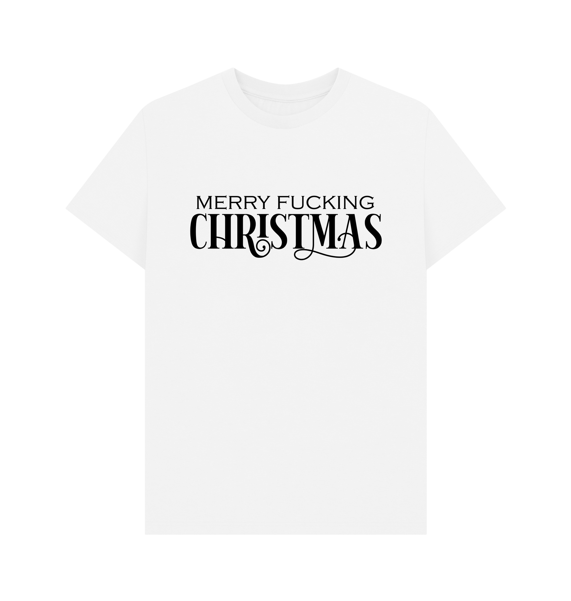 White Printed T-shirt Front