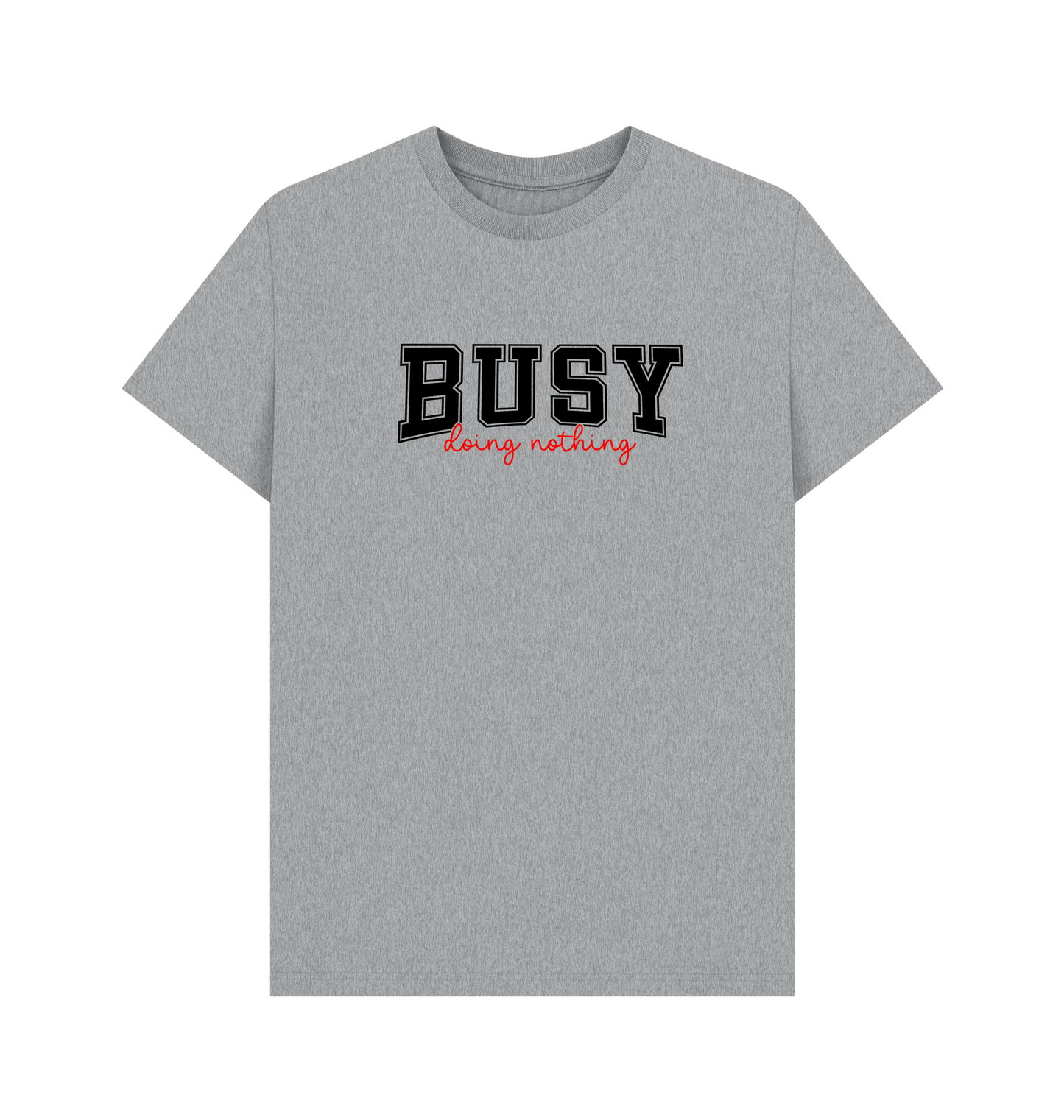 Athletic Grey Printed T-shirt Front