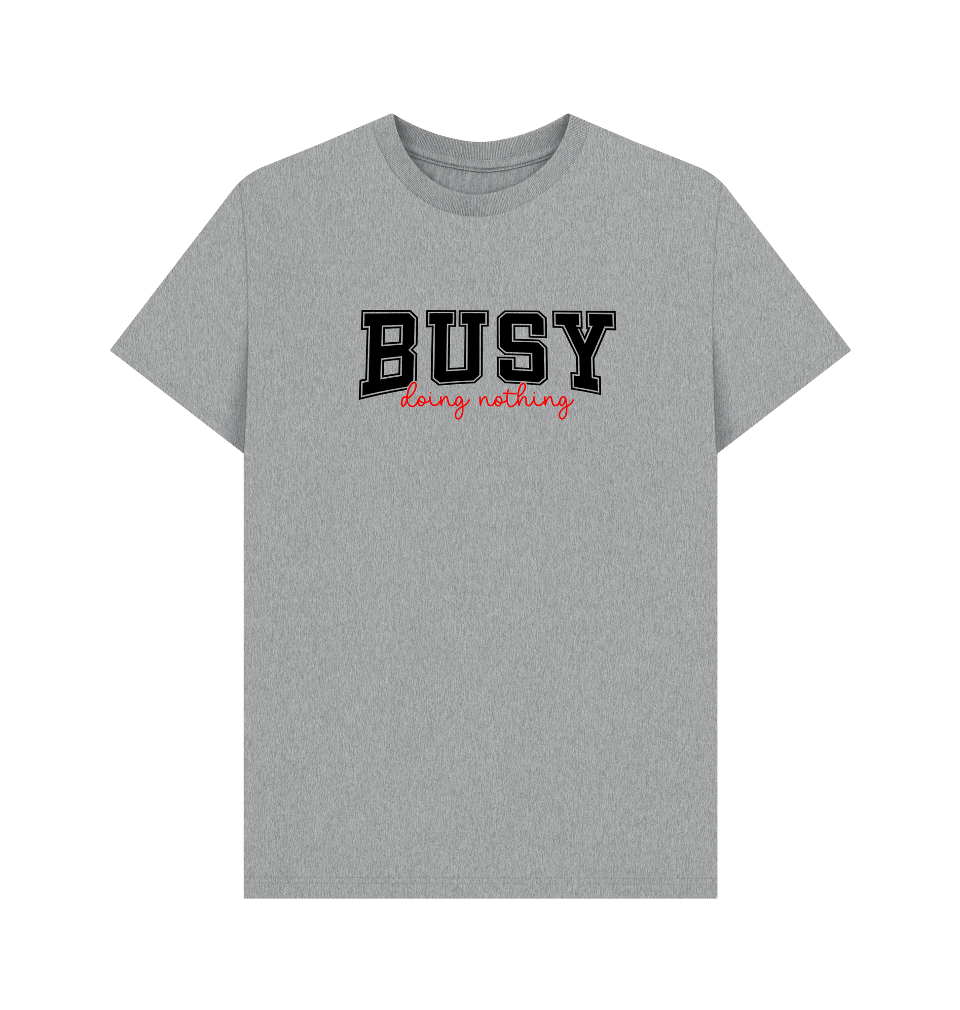 Athletic Grey Printed T-shirt Front