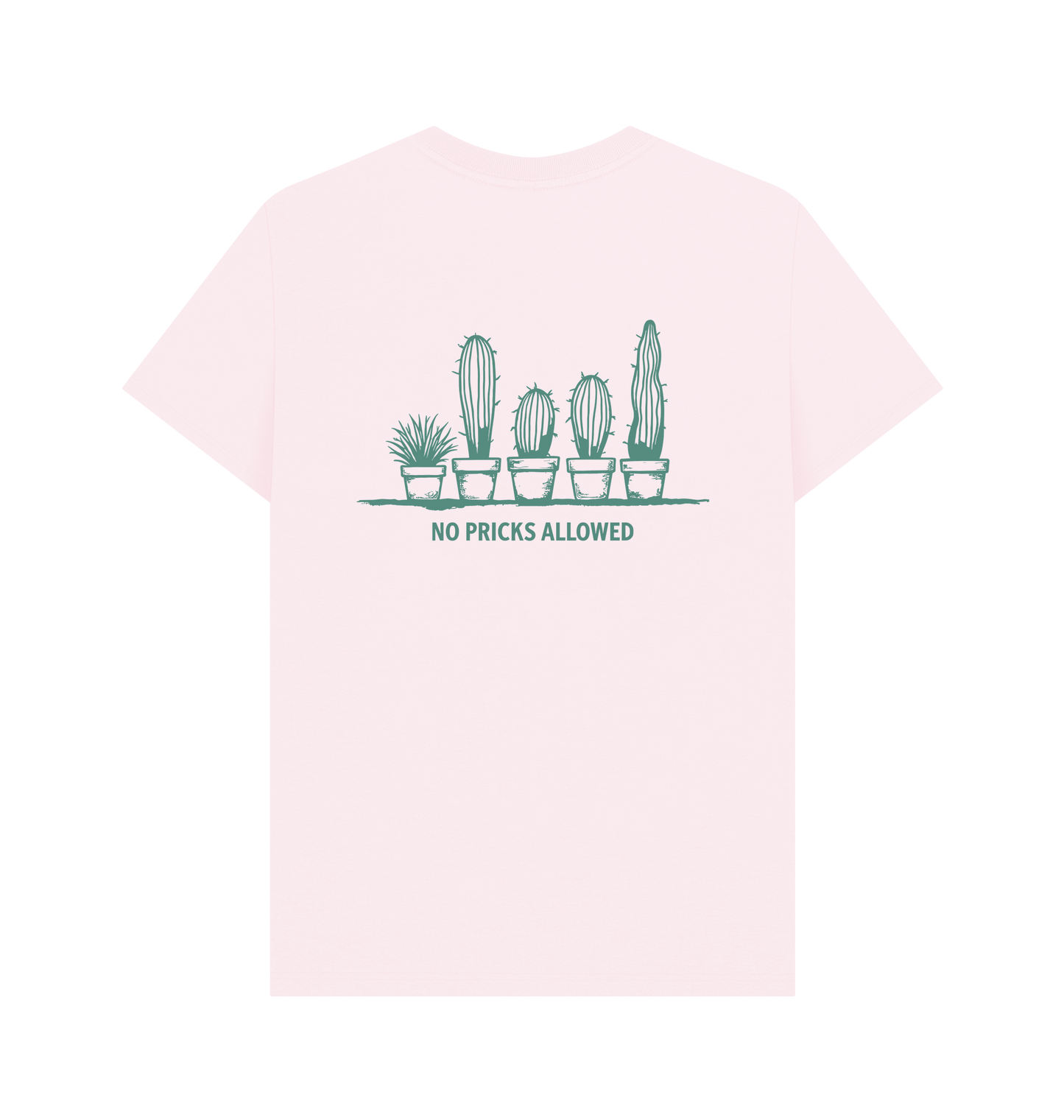 Pink Printed T-shirt Back