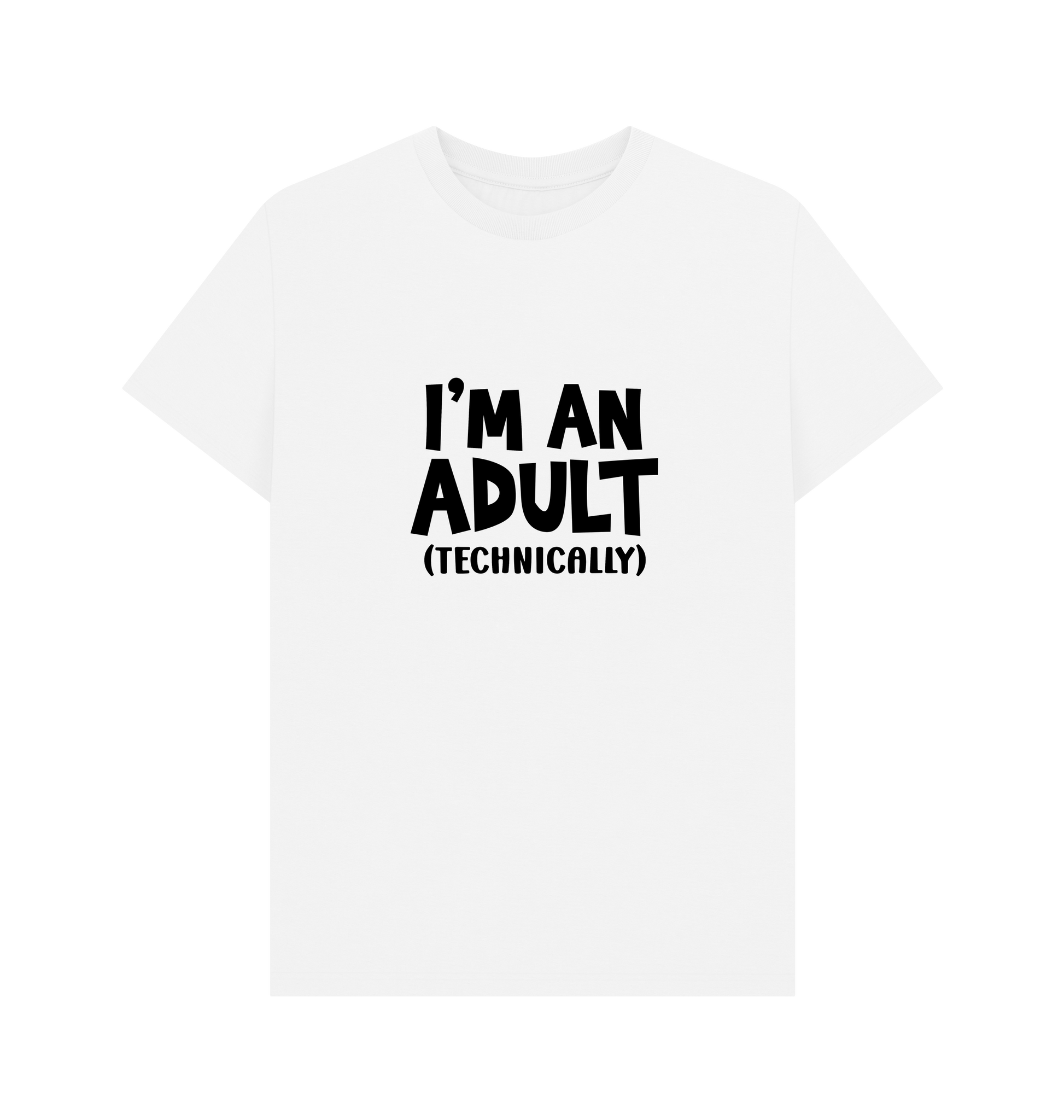 White Printed T-shirt Front