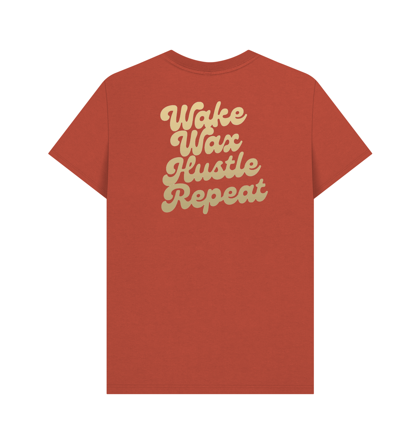 Rust Printed T-shirt Back