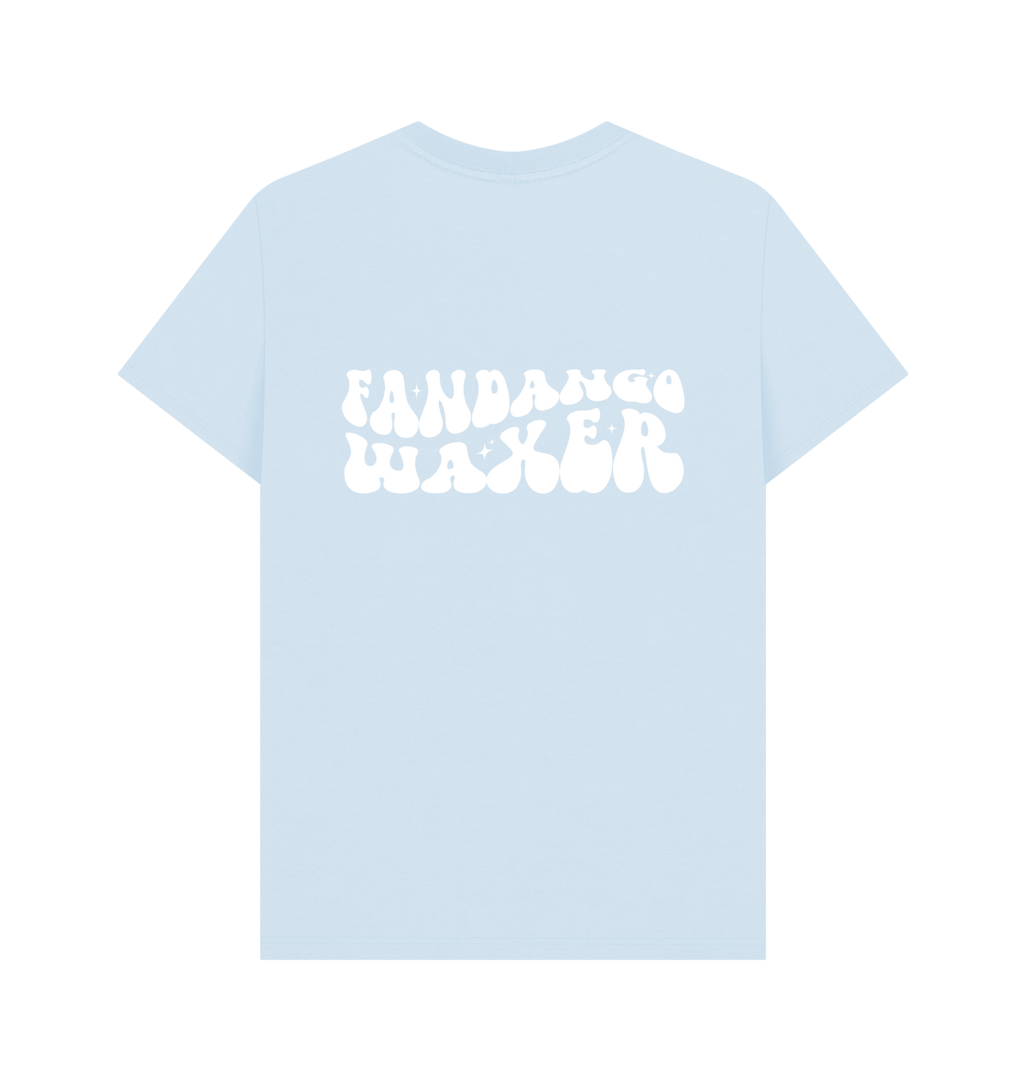 Sky Blue Printed T-shirt Back