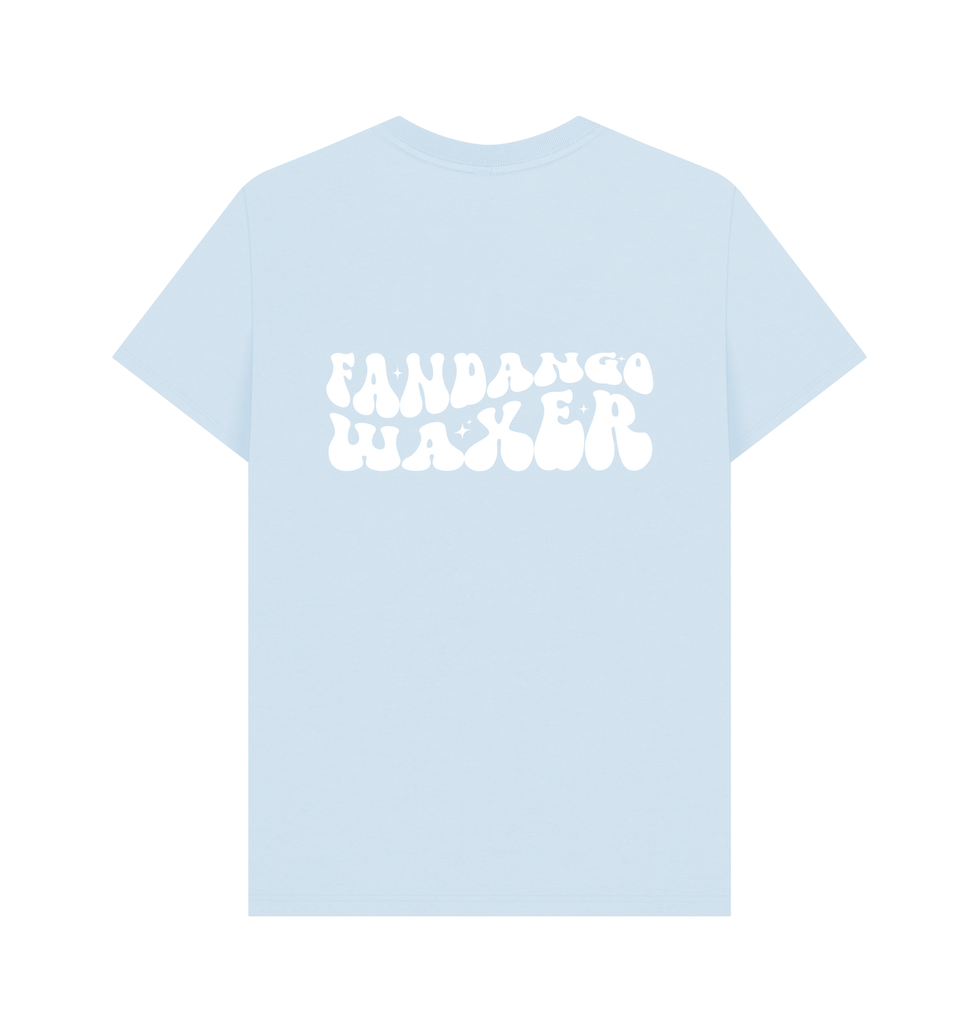 Sky Blue Printed T-shirt Back