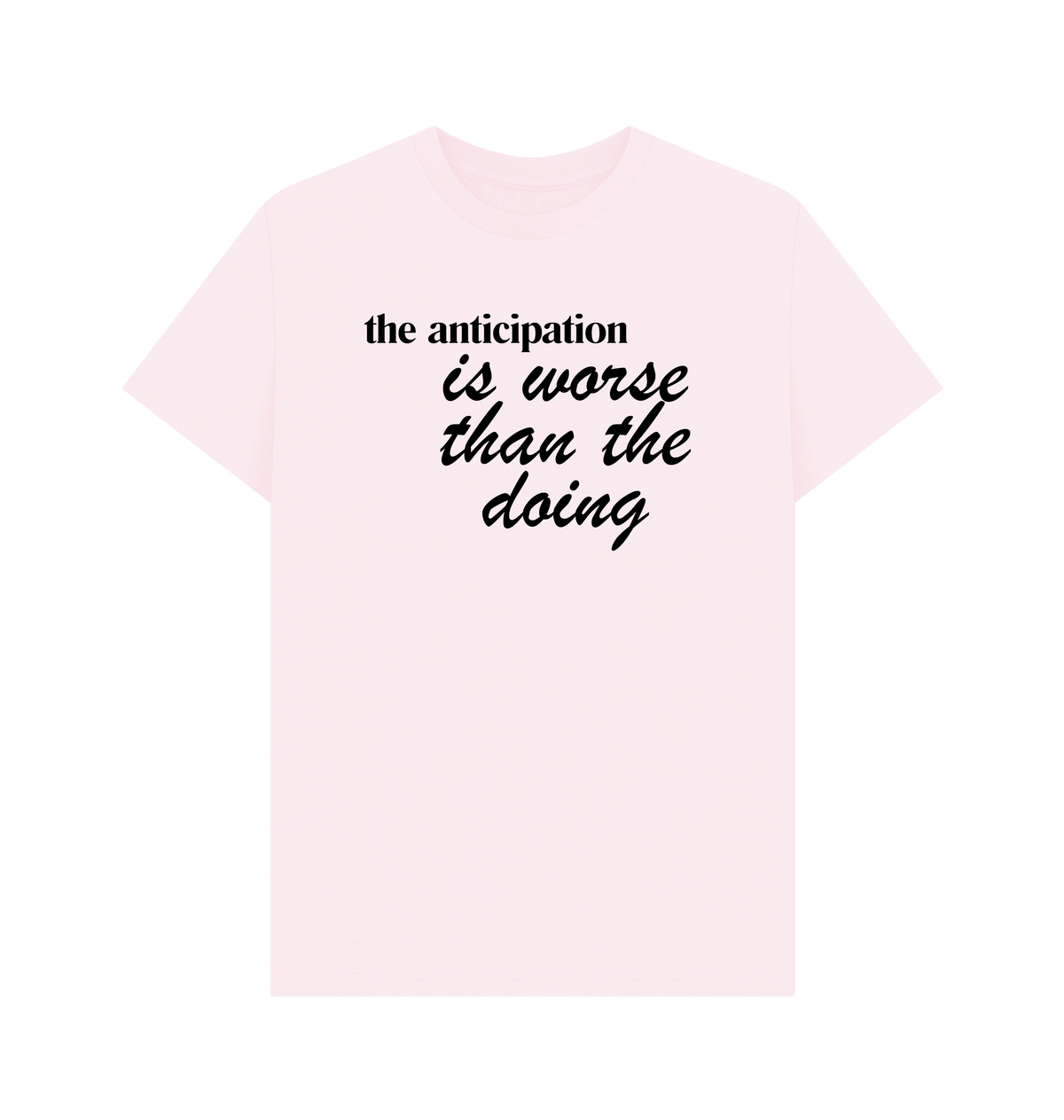 Pink Printed T-shirt Front