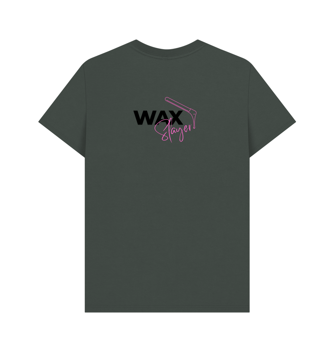 Dark Grey BACK DESIGN - WAX SLAYER pink